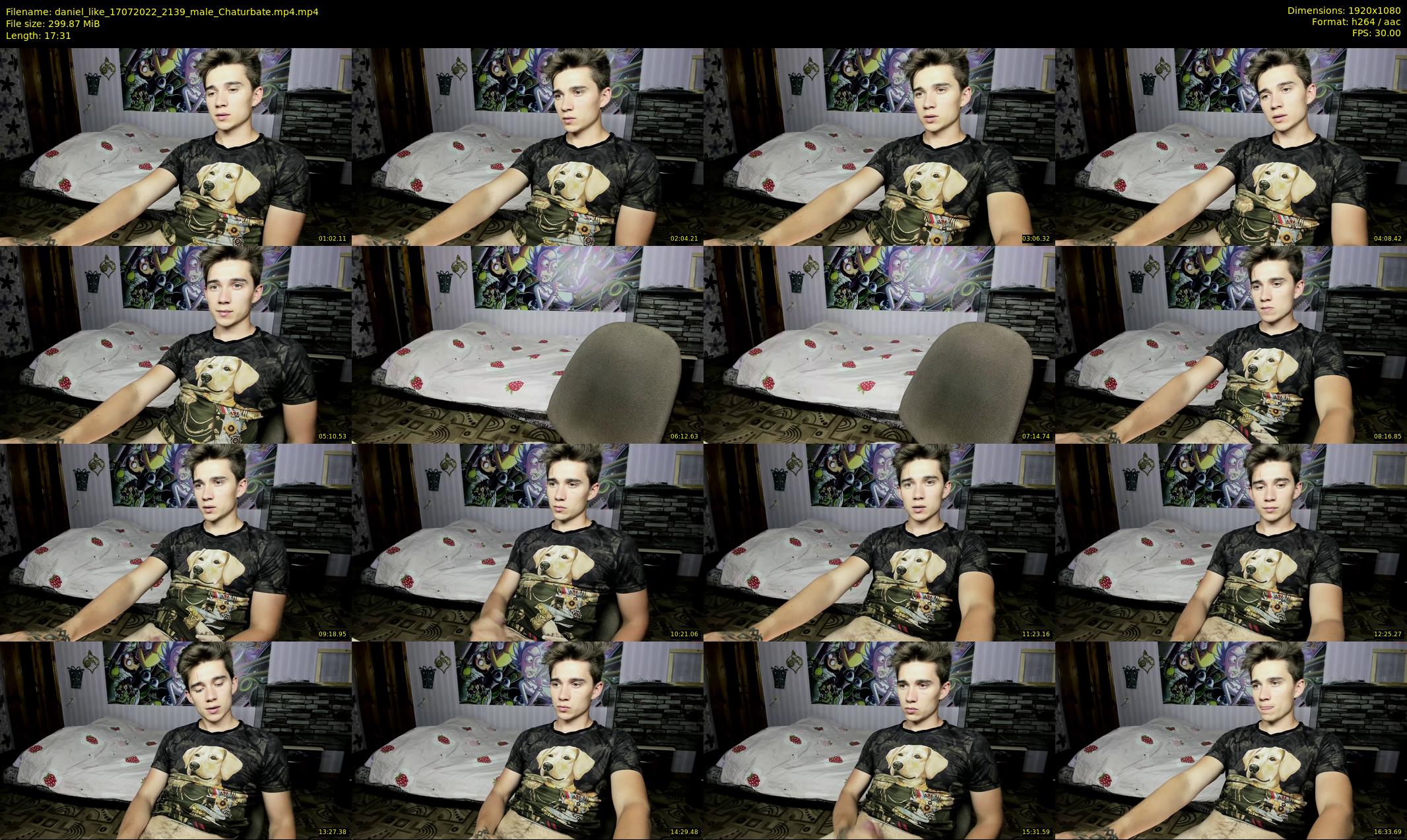 daniel_like — 18 minute Chaturbate male cam show recording, 1080p, Jul 17, 2022