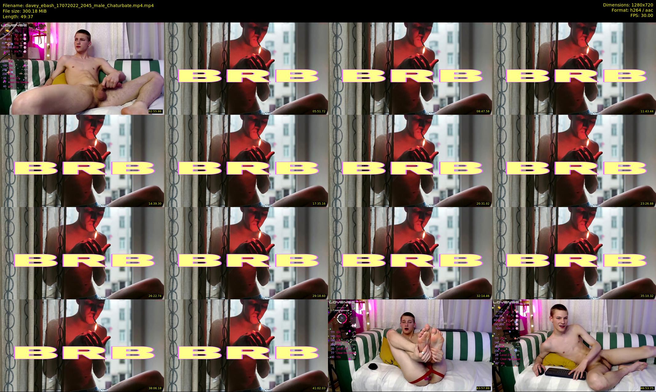 davey_ebash — 50 minute Chaturbate male cam show recording, 720p, Jul 17, 2022