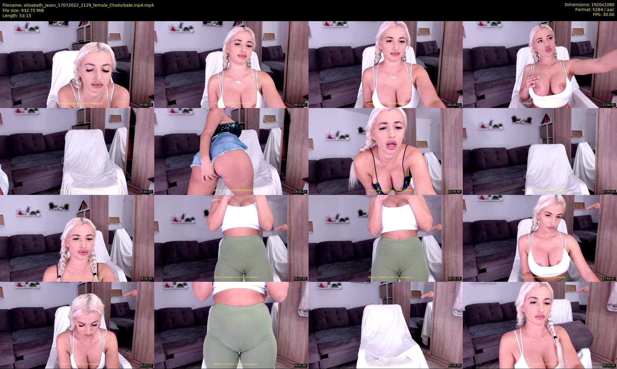 elisabeth_jason — 54 minute Chaturbate couple cam show recording, 1080p, Jul 17, 2022