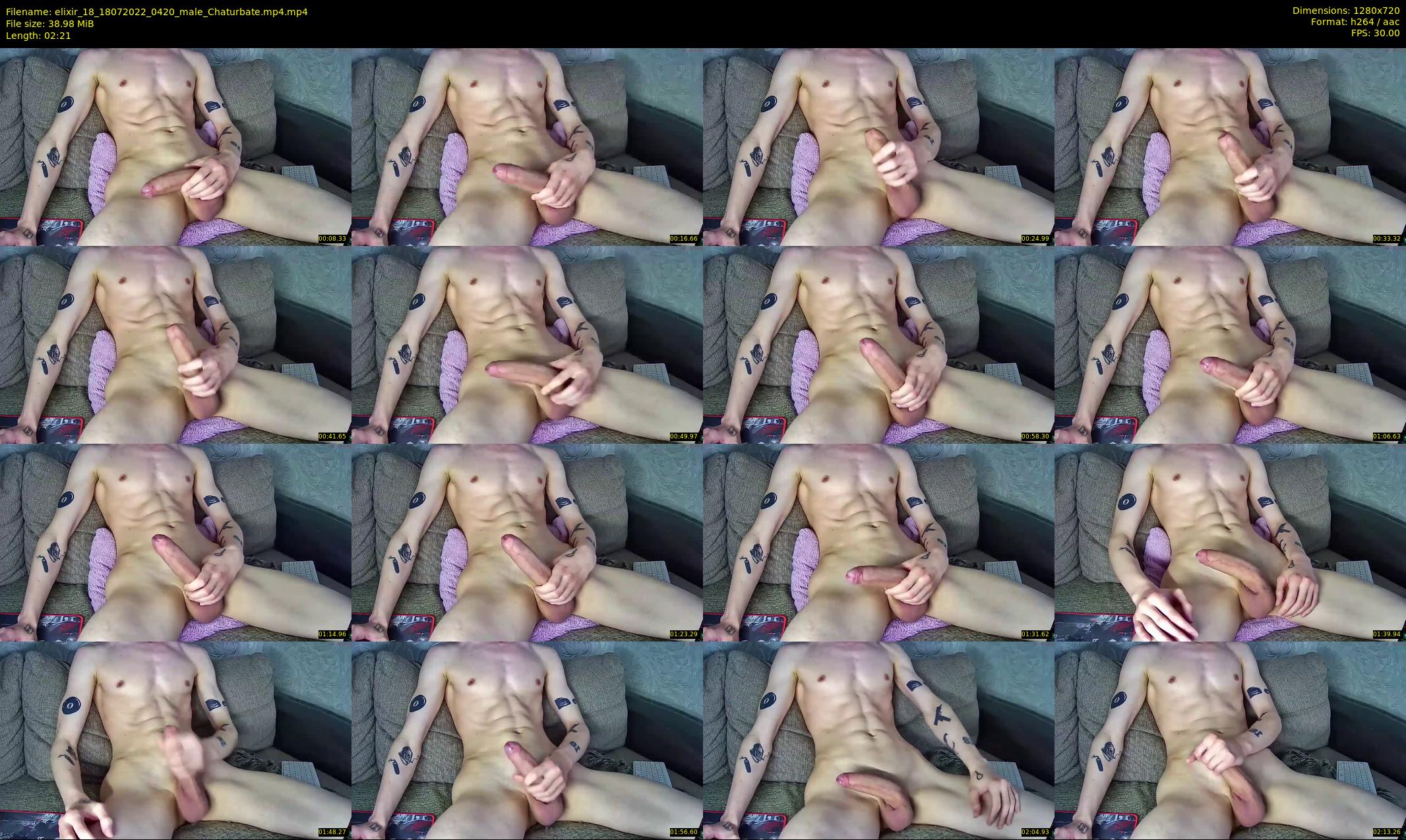 elixir_18 — 3 minute Chaturbate male cam show recording, 720p, Jul 18, 2022