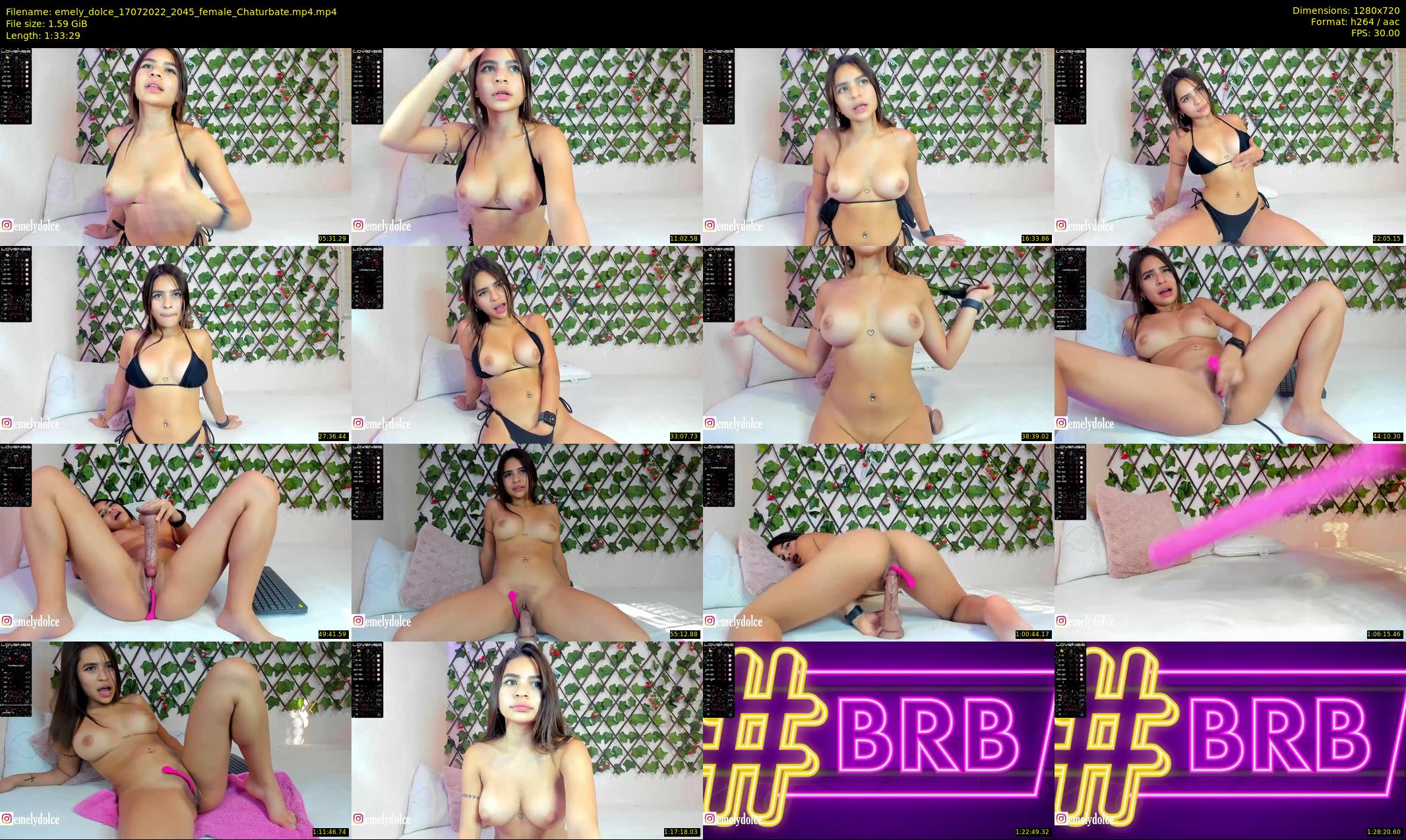 emely_dolce — 94 minute Chaturbate female cam show recording, 720p, Jul 17, 2022