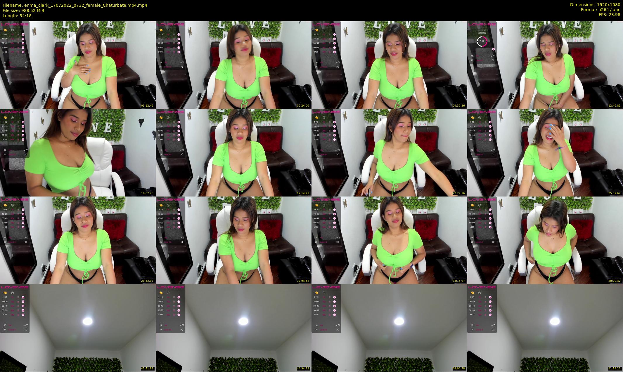 enma_clark — 55 minute Chaturbate female cam show recording, 1080p, Jul 17, 2022