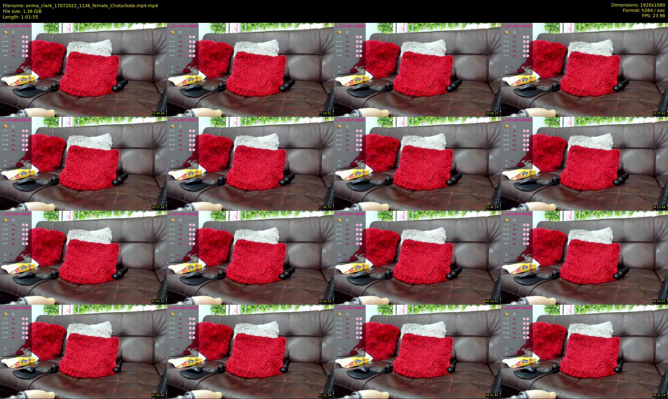 enma_clark — 62 minute Chaturbate female cam show recording, 1080p, Jul 17, 2022