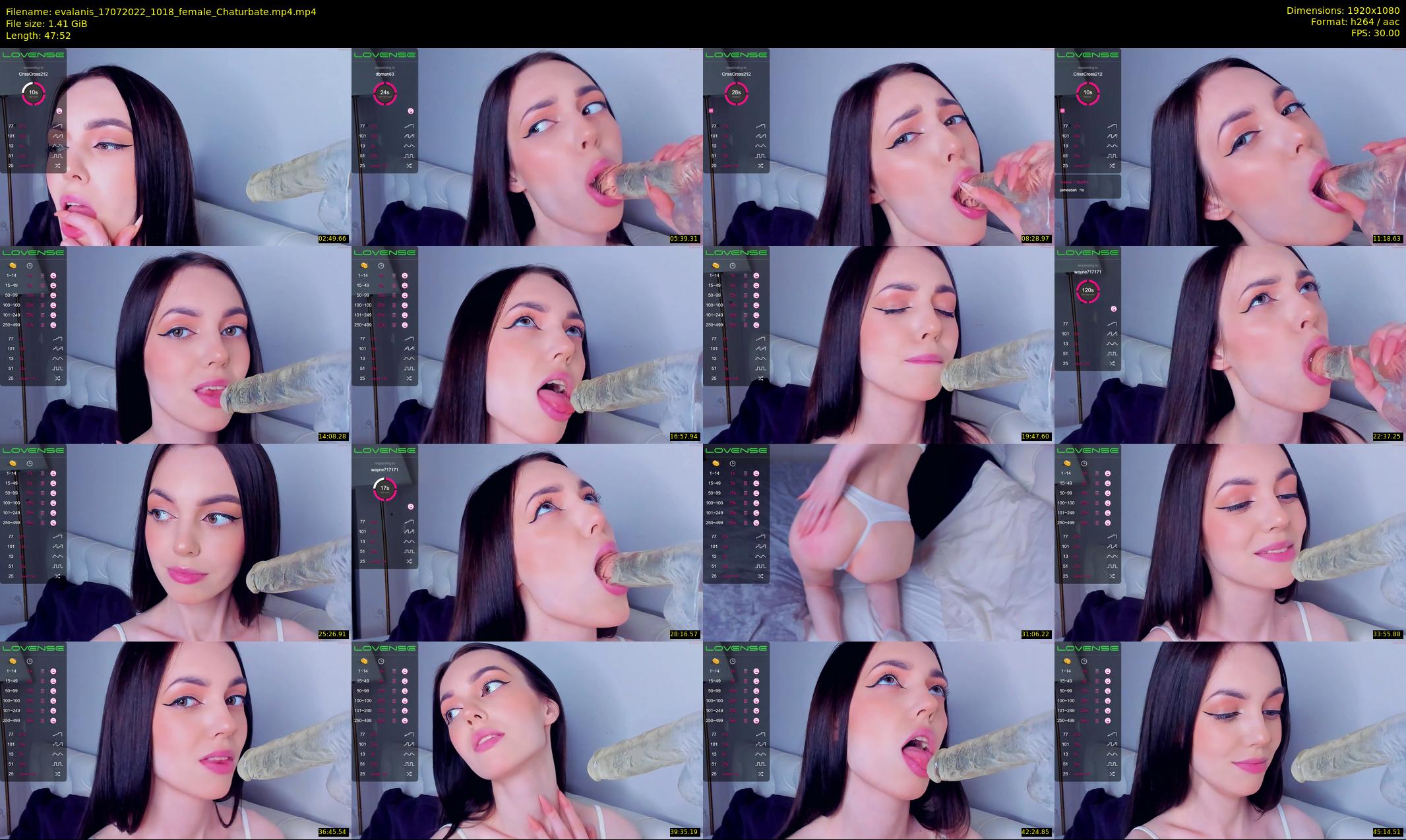 evalanis — 48 minute Chaturbate couple cam show recording, 1080p, Jul 17, 2022