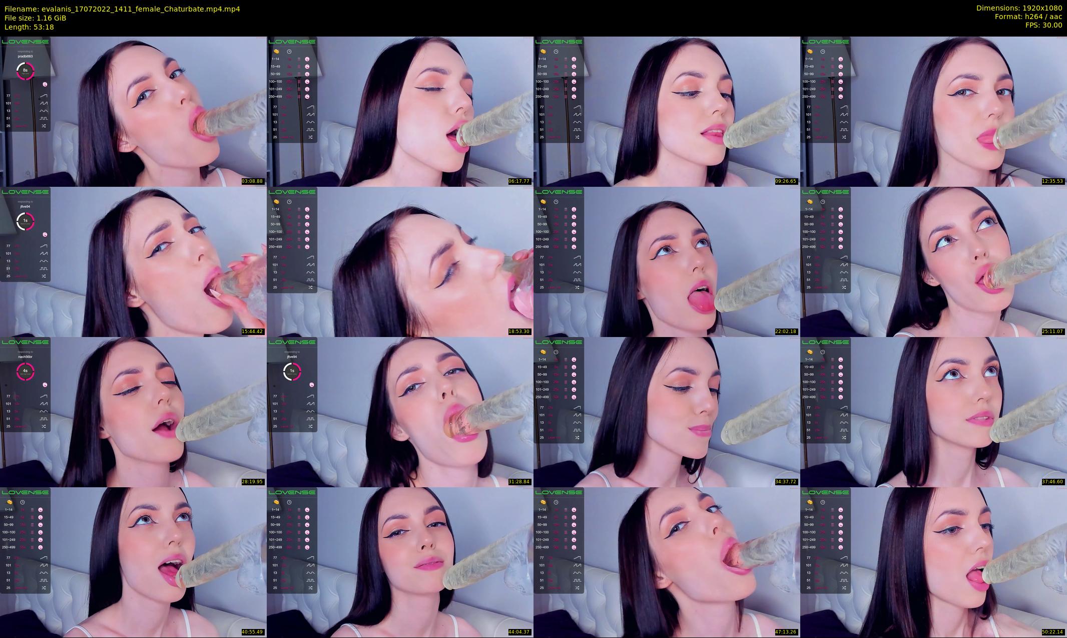 evalanis — 54 minute Chaturbate couple cam show recording, 1080p, Jul 17, 2022