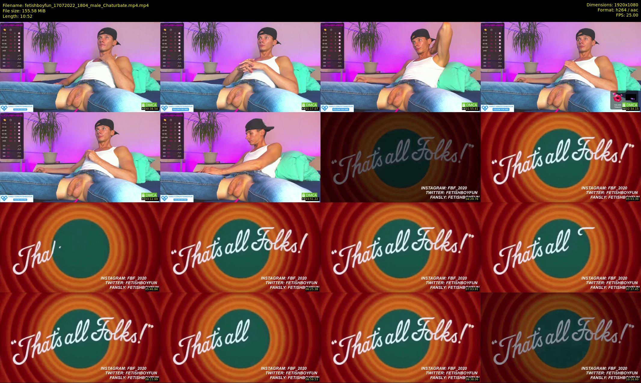 fetishboyfun — 11 minute Chaturbate male cam show recording, 1080p, Jul 17, 2022