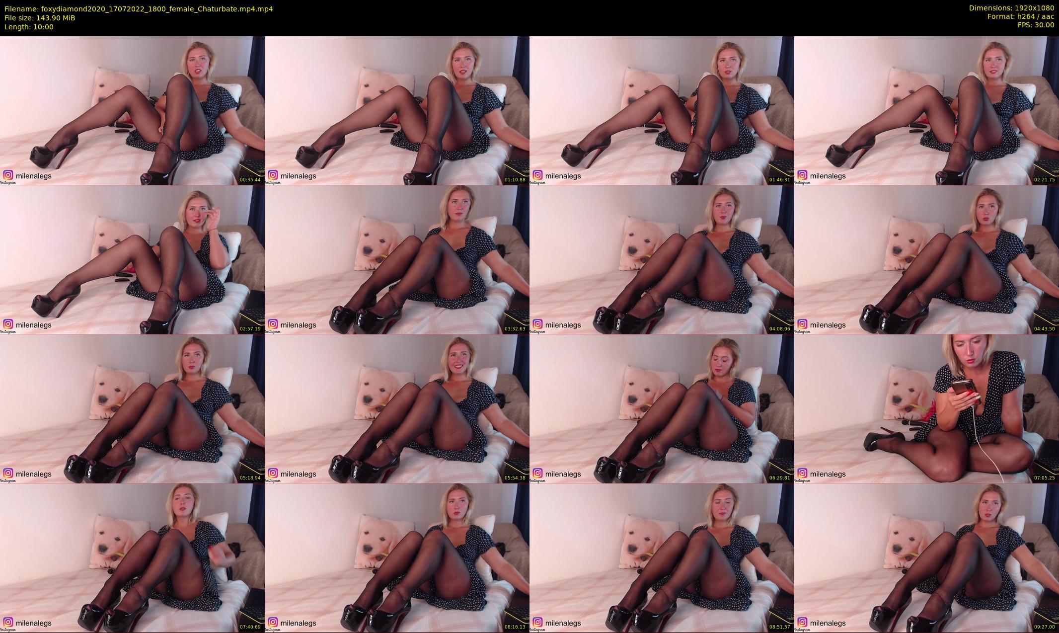 foxydiamond2020 — 10 minute Chaturbate female cam show recording, 1080p, Jul 17, 2022