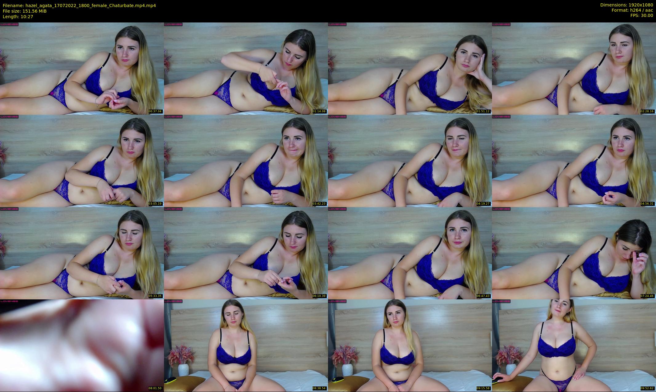 hazel_agata — 11 minute Chaturbate female cam show recording, 1080p, Jul 17, 2022