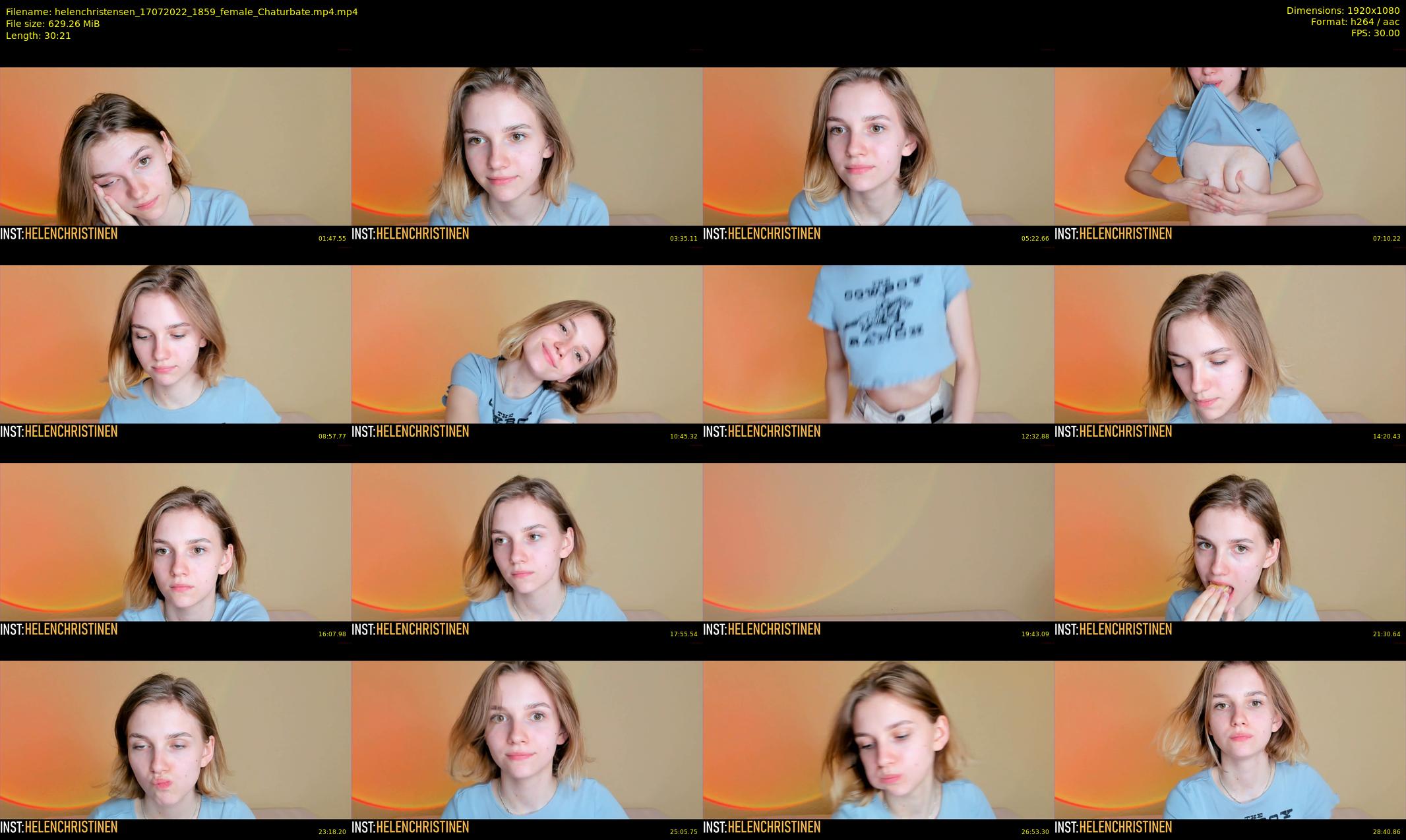 helenchristensen — 31 minute Chaturbate female cam show recording, 1080p, Jul 17, 2022