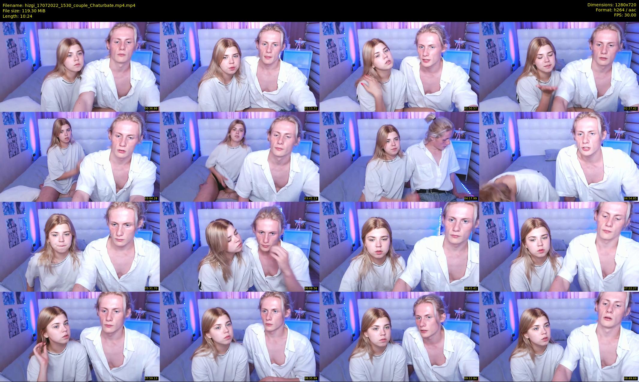 hizgi — 11 minute Chaturbate couple cam show recording, 720p, Jul 17, 2022