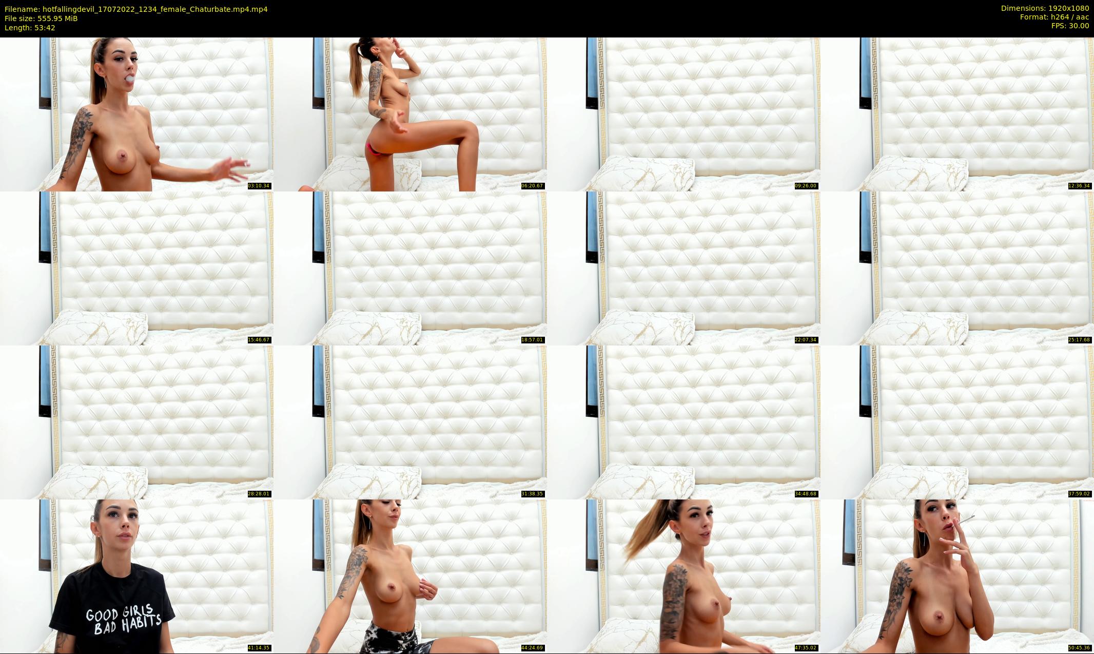 hotfallingdevil — 54 minute Chaturbate female cam show recording, 1080p, Jul 17, 2022