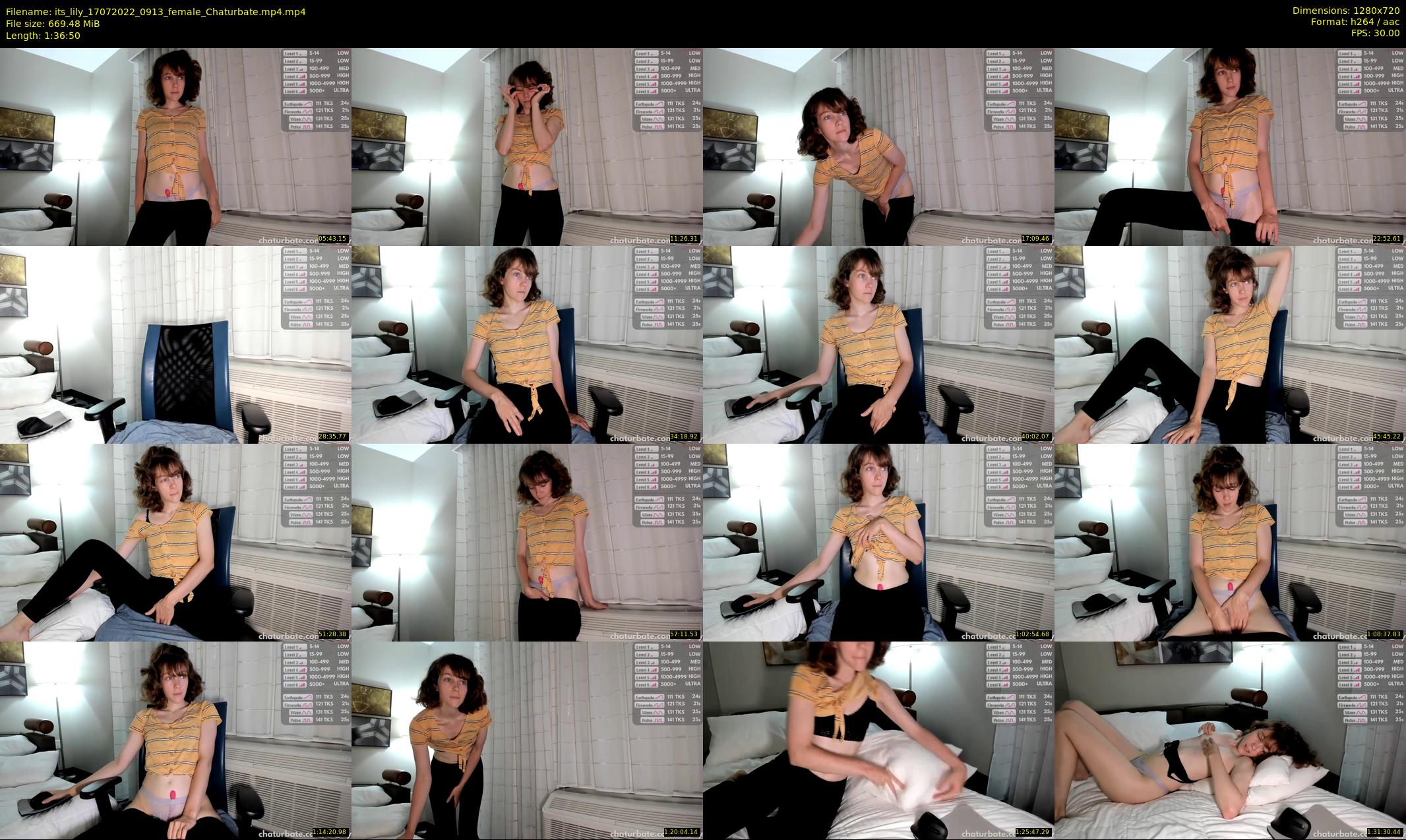 its_lily — 97 minute Chaturbate female cam show recording, 720p, Jul 17, 2022