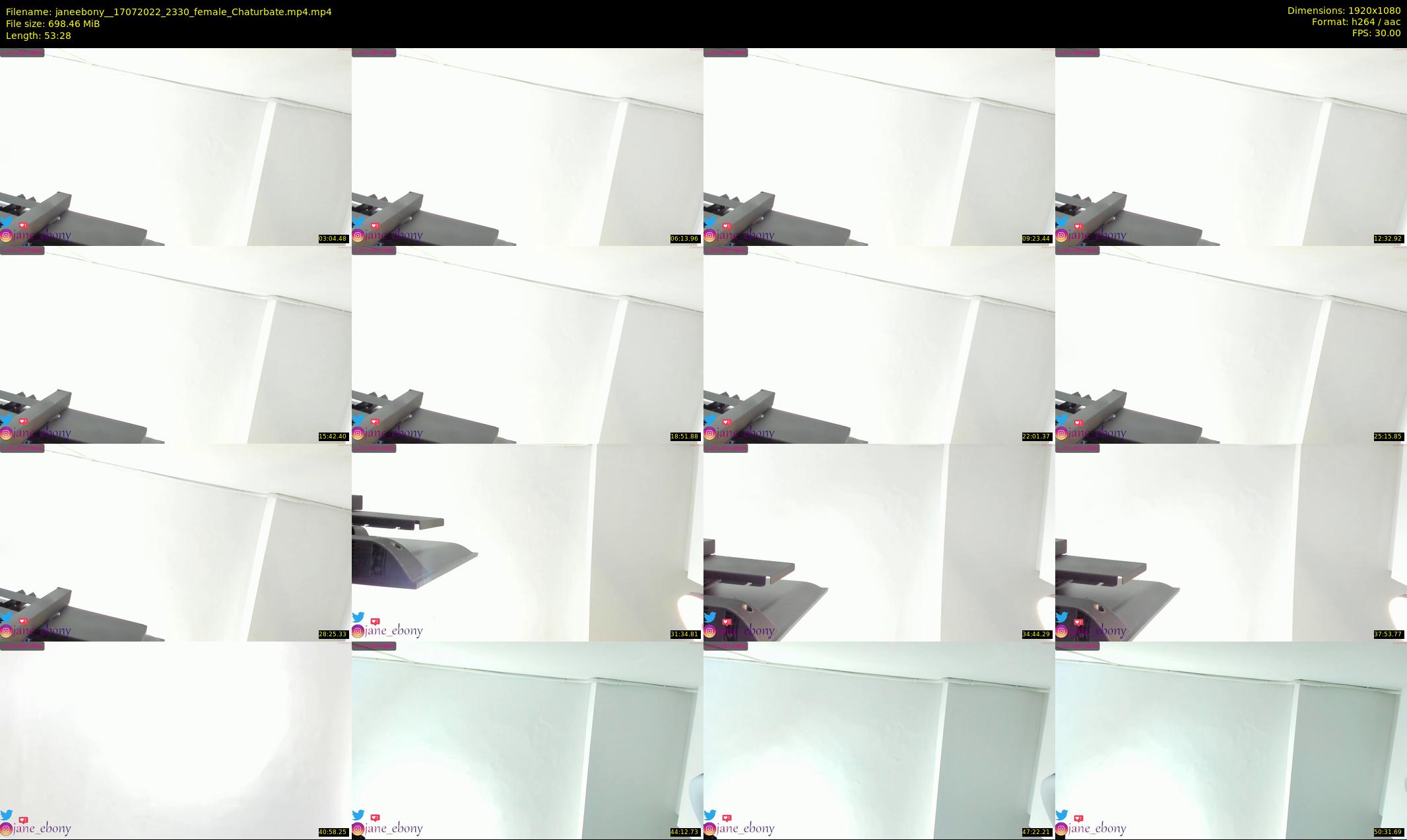 janeebony_ — 54 minute Chaturbate female cam show recording, 1080p, Jul 17, 2022