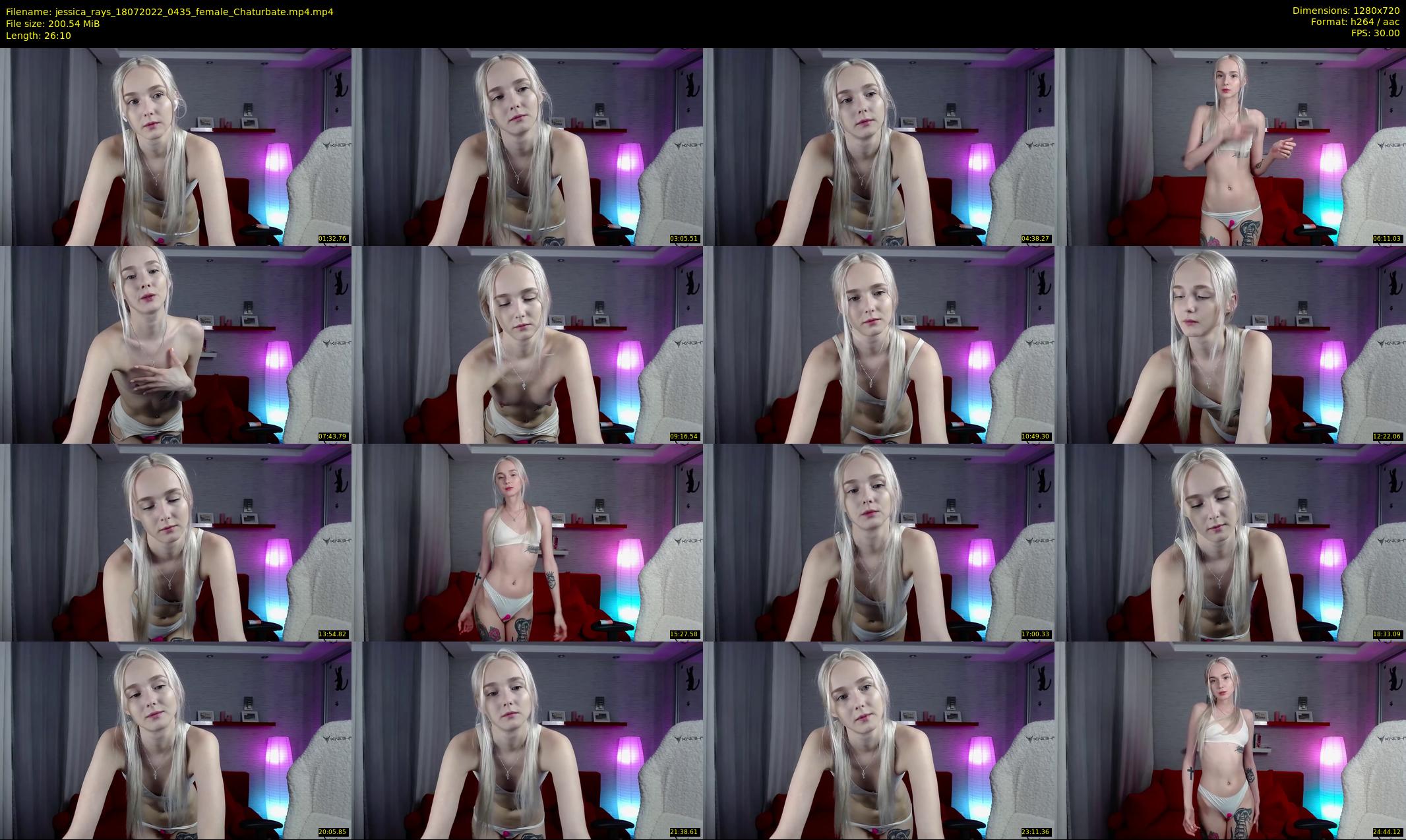 jessica_rays — 27 minute Chaturbate couple cam show recording, 720p, Jul 18, 2022