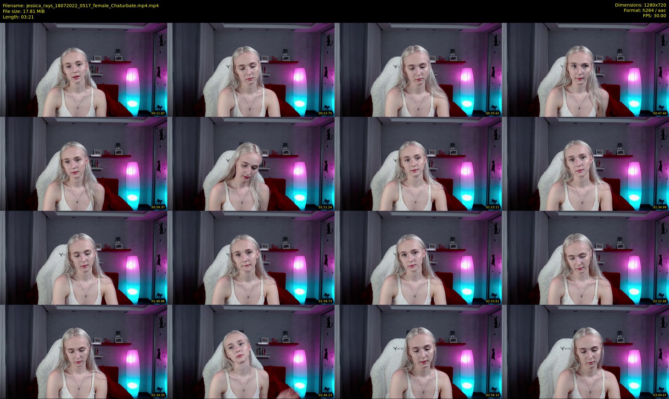 jessica_rays — 4 minute Chaturbate couple cam show recording, 720p, Jul 18, 2022
