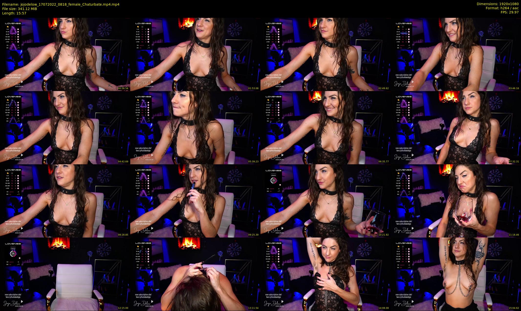 jojodelow — 16 minute Chaturbate female cam show recording, 1080p, Jul 17, 2022