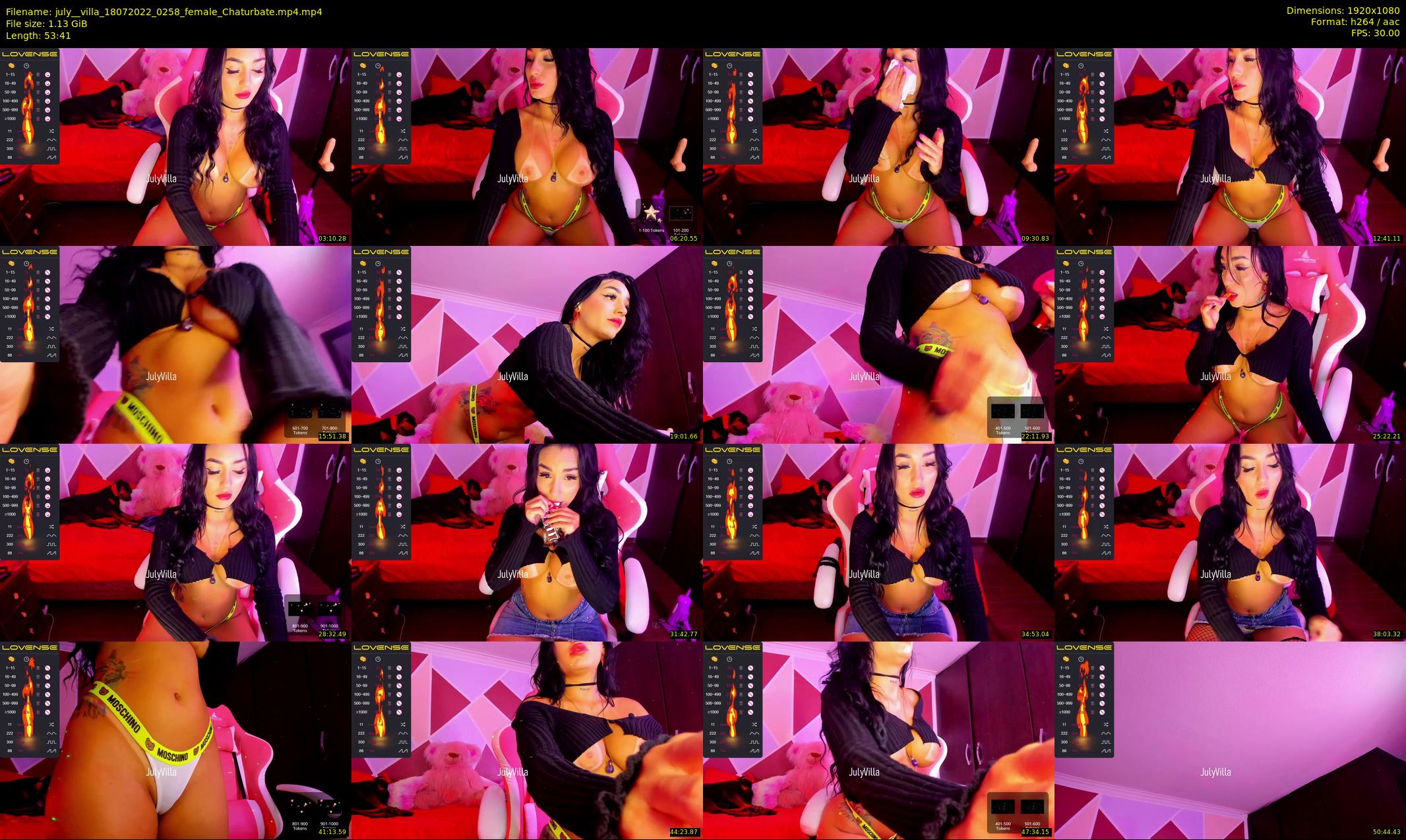 july__villa — 54 minute Chaturbate female cam show recording, 1080p, Jul 18, 2022