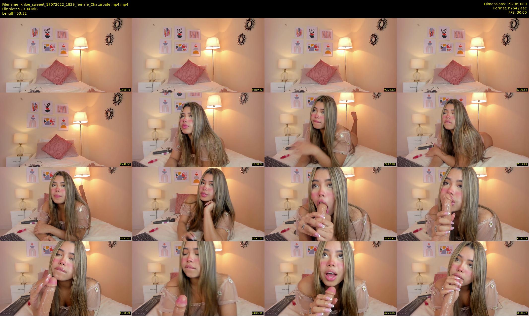 khloe_sweeet — 54 minute Chaturbate female cam show recording, 1080p, Jul 17, 2022