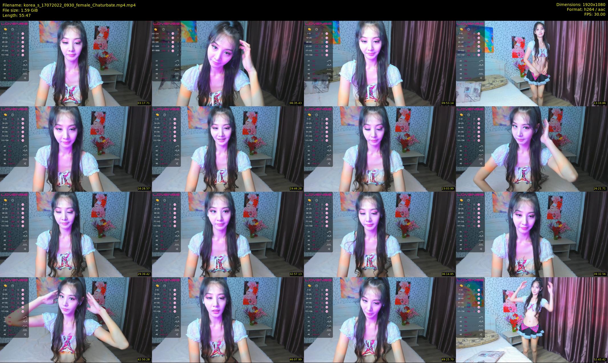korea_s — 56 minute Chaturbate female cam show recording, 1080p, Jul 17, 2022