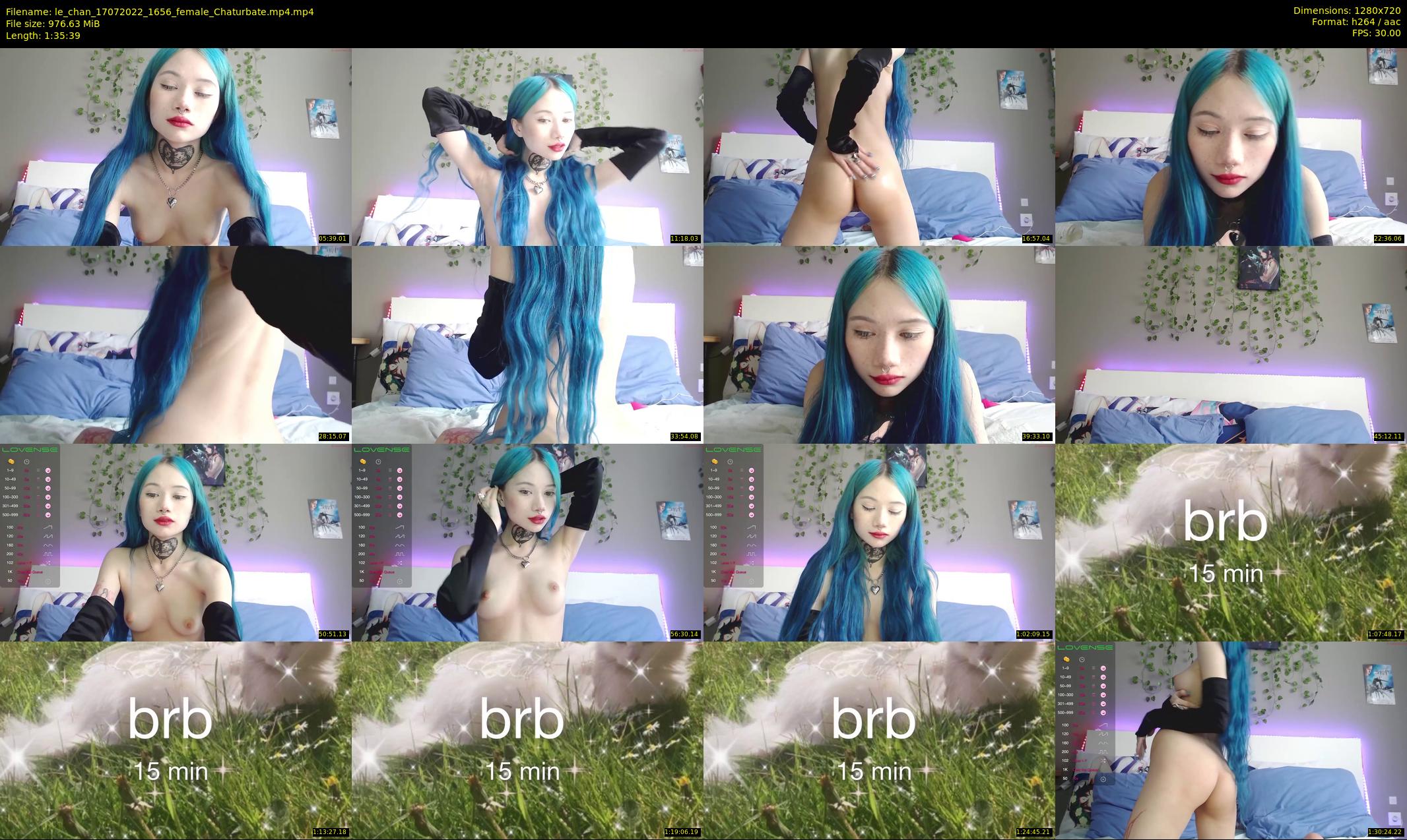 le_chan — 96 minute Chaturbate female cam show recording, 720p, Jul 17, 2022
