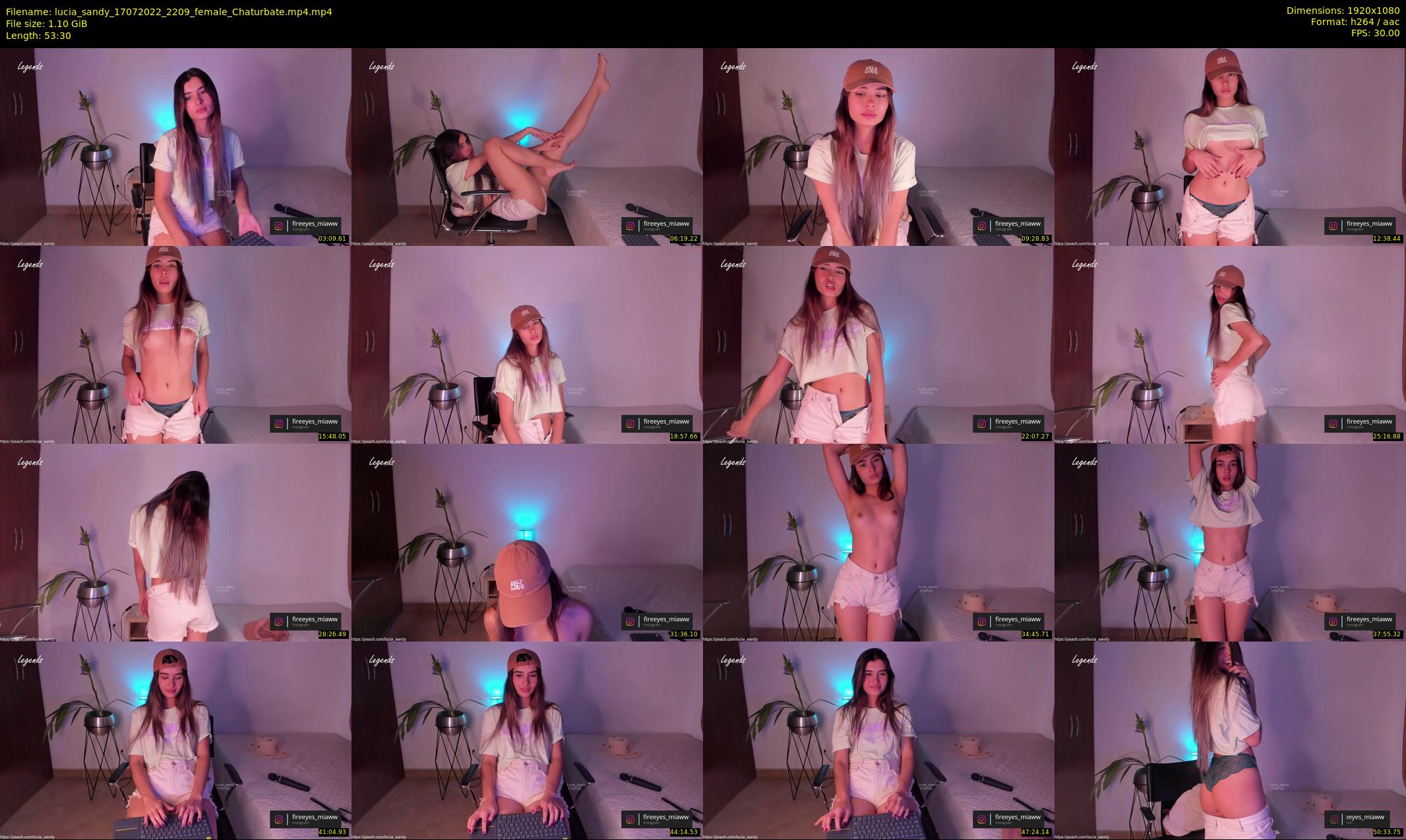 lucia_sandy — 54 minute Chaturbate female cam show recording, 1080p, Jul 17, 2022