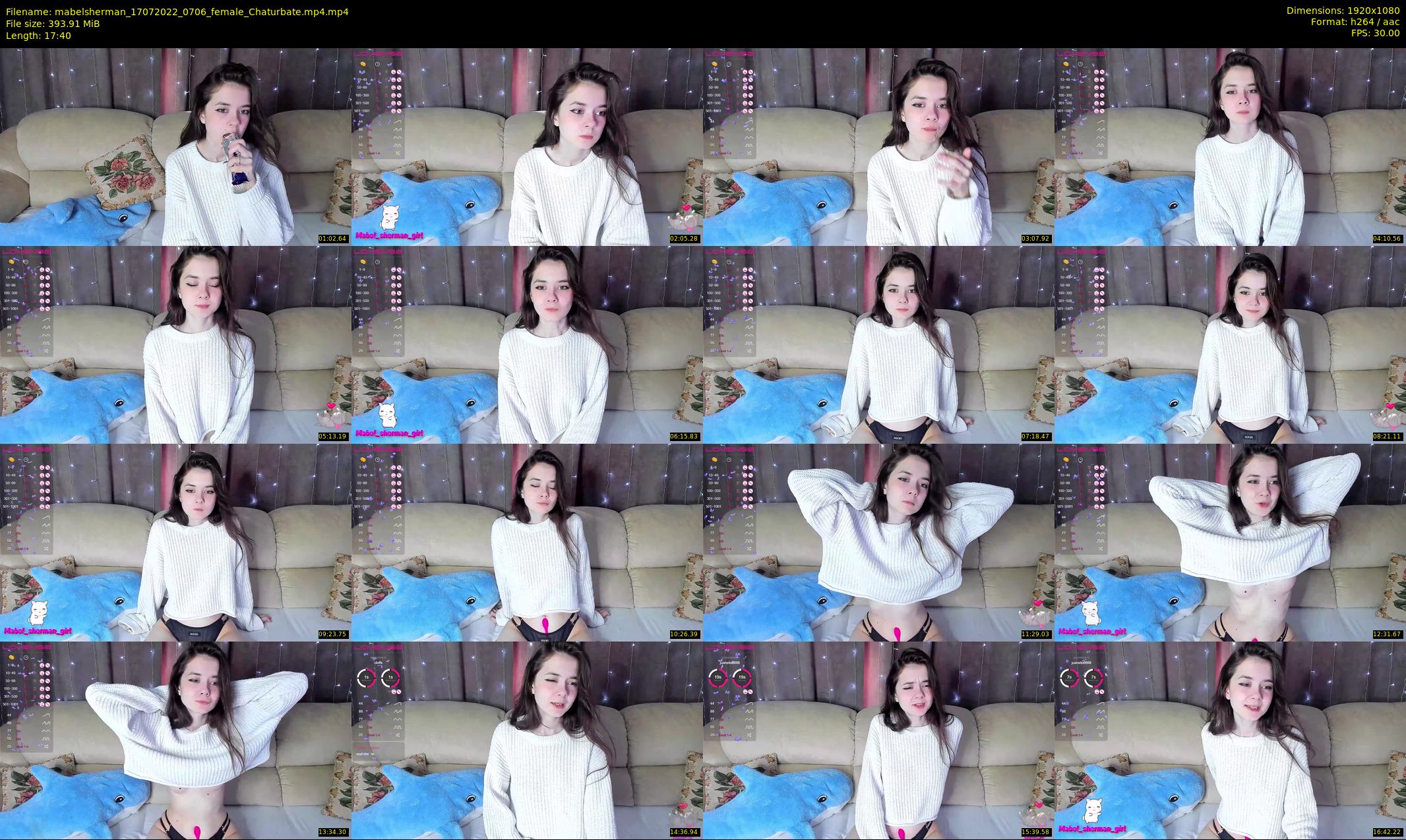 mabelsherman — 18 minute Chaturbate couple cam show recording, 1080p, Jul 17, 2022