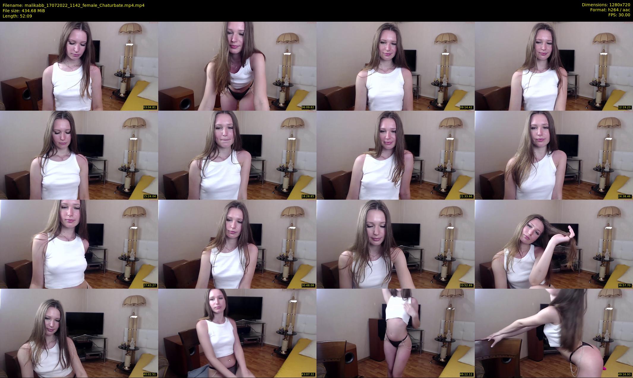 malikabb — 53 minute Chaturbate female cam show recording, 720p, Jul 17, 2022