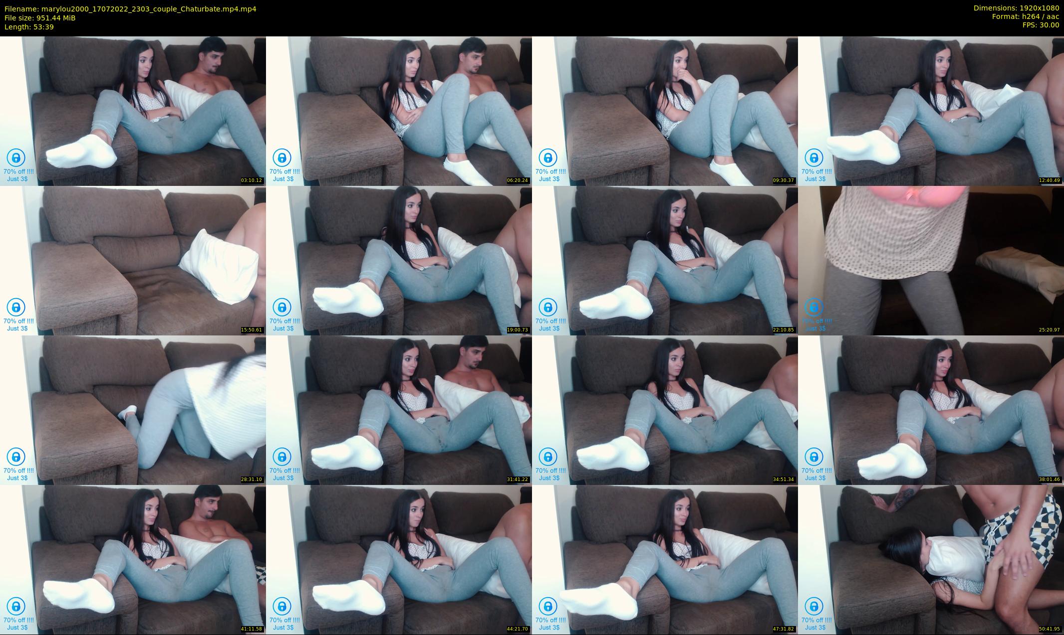marylou2000 — 54 minute Chaturbate couple cam show recording, 1080p, Jul 17, 2022