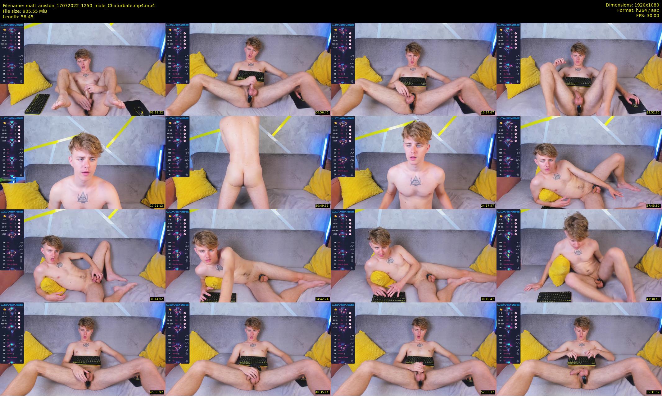 matt_aniston — 59 minute Chaturbate male cam show recording, 1080p, Jul 17, 2022