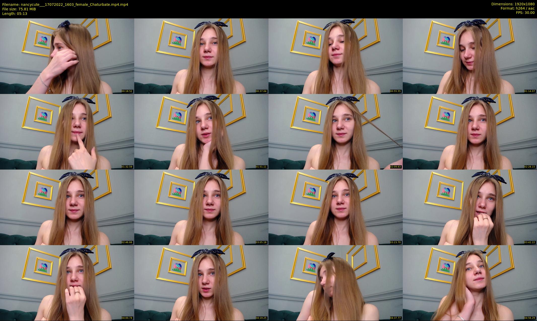 nancycute__ — 6 minute Chaturbate female cam show recording, 1080p, Jul 17, 2022