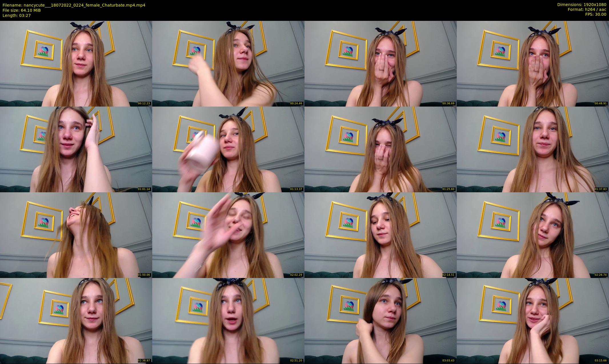 nancycute__ — 4 minute Chaturbate female cam show recording, 1080p, Jul 18, 2022