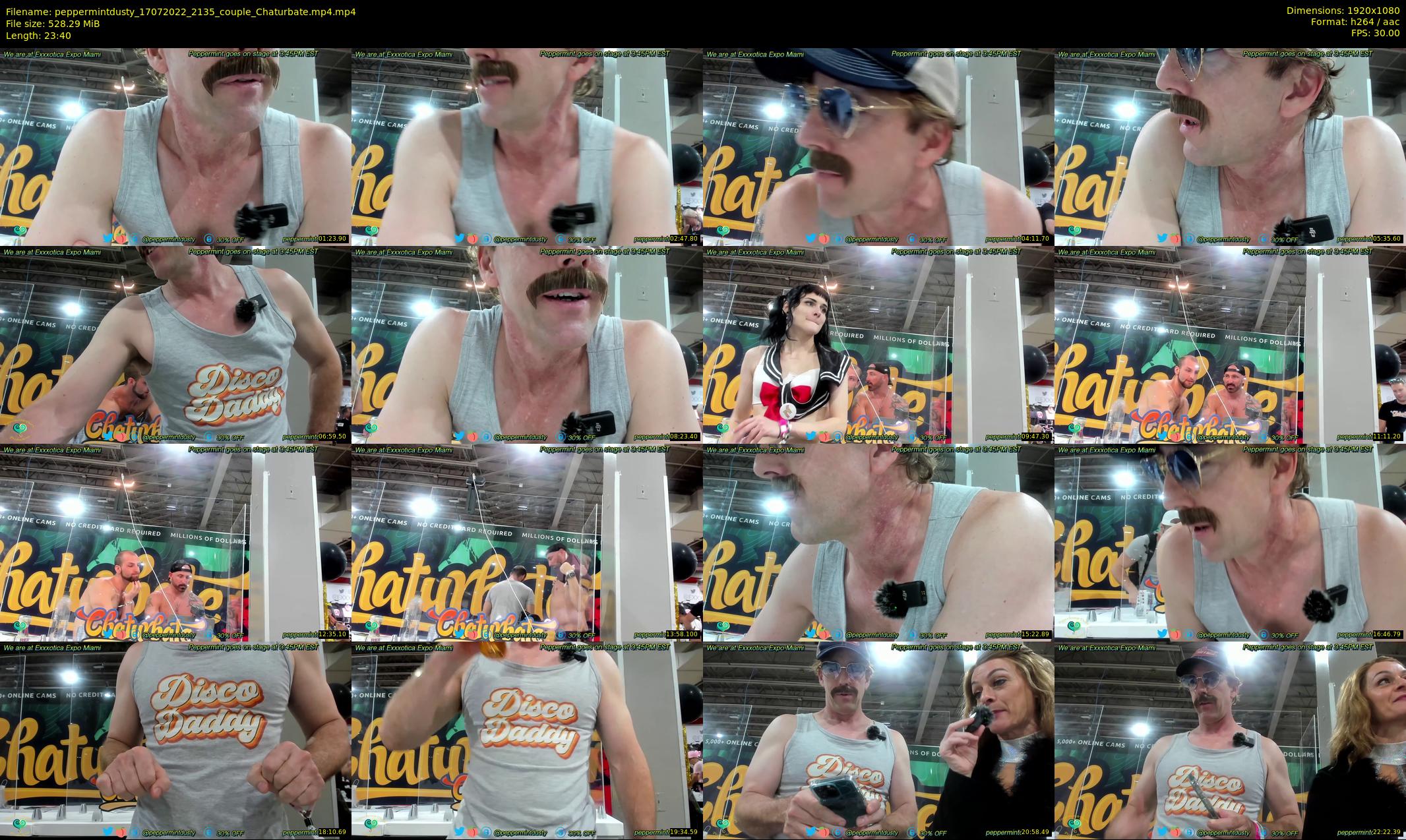 peppermintdusty — 24 minute Chaturbate couple cam show recording, 1080p, Jul 17, 2022