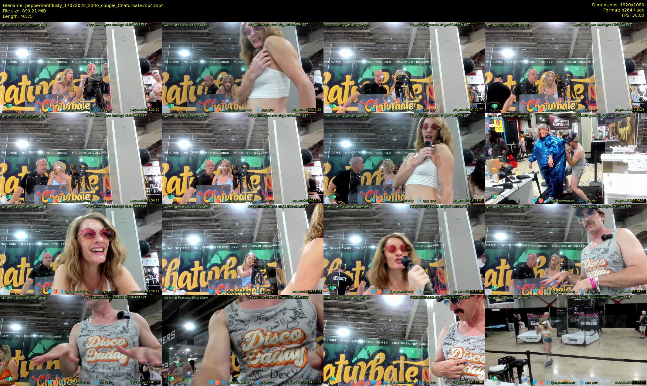 peppermintdusty — 41 minute Chaturbate couple cam show recording, 1080p, Jul 17, 2022