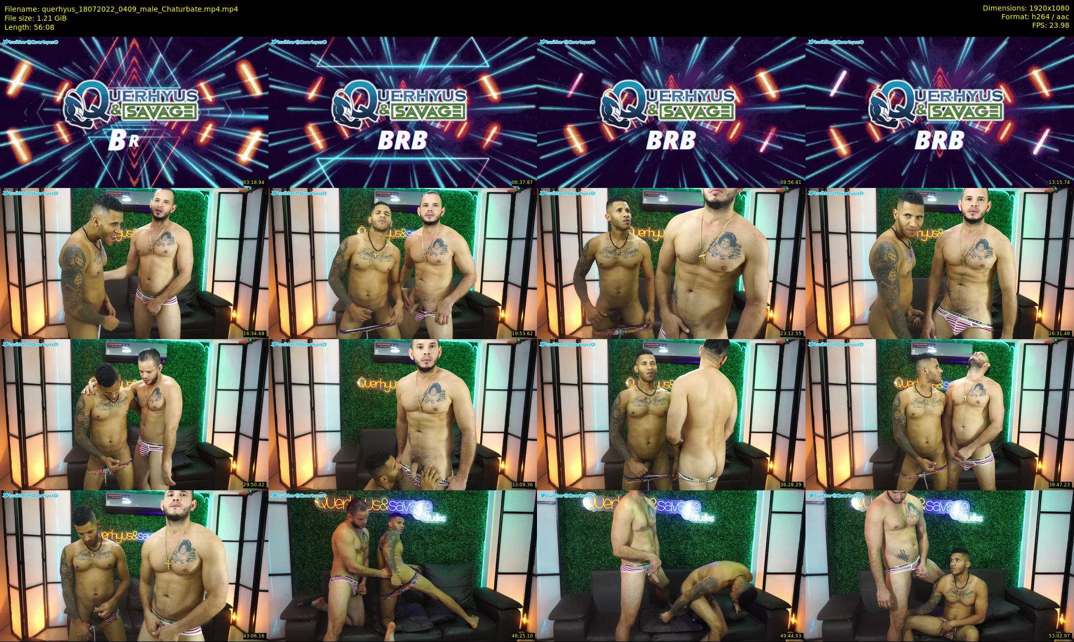 querhyus — 57 minute Chaturbate male cam show recording, 1080p, Jul 18, 2022