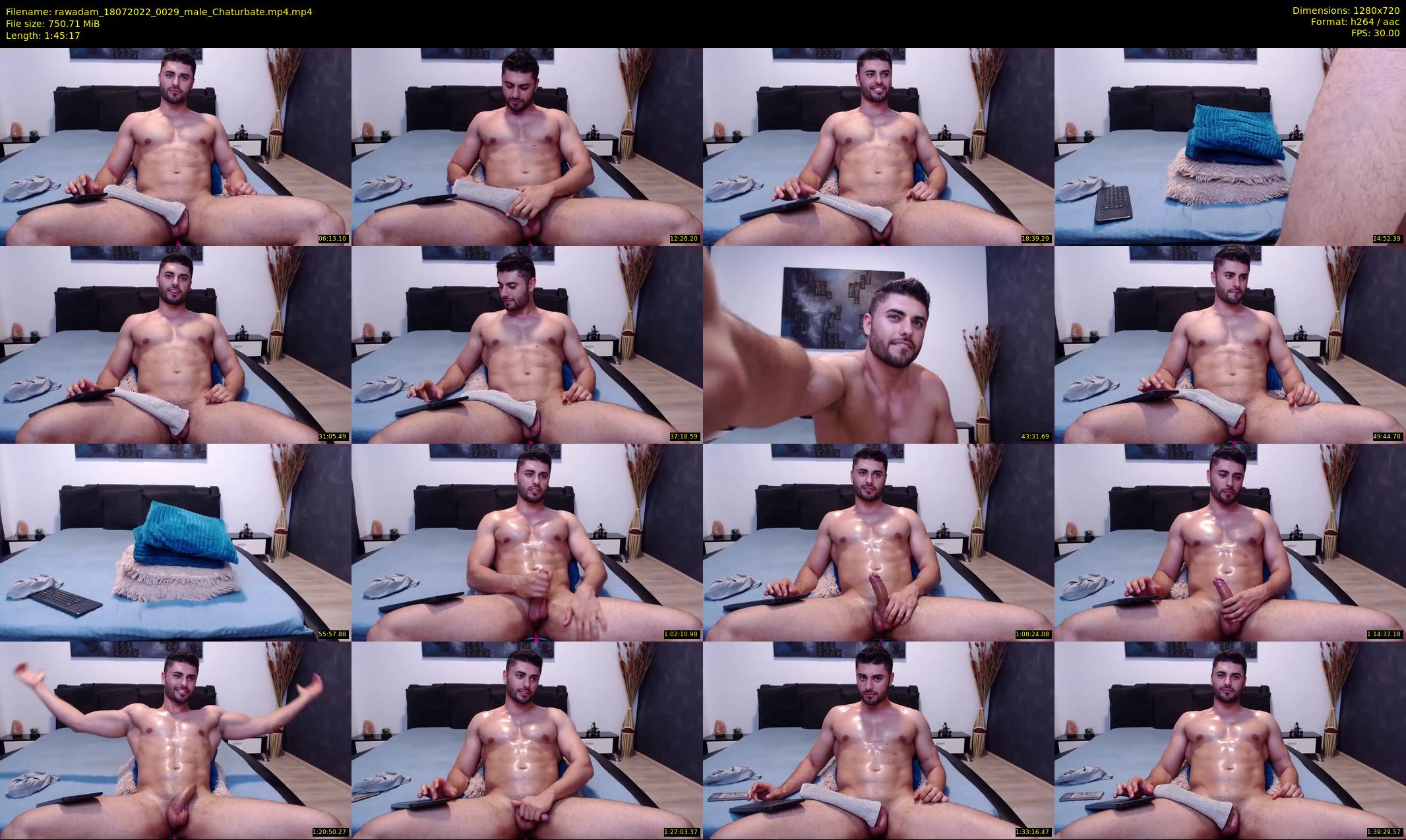 rawadam — 106 minute Chaturbate male cam show recording, 720p, Jul 18, 2022
