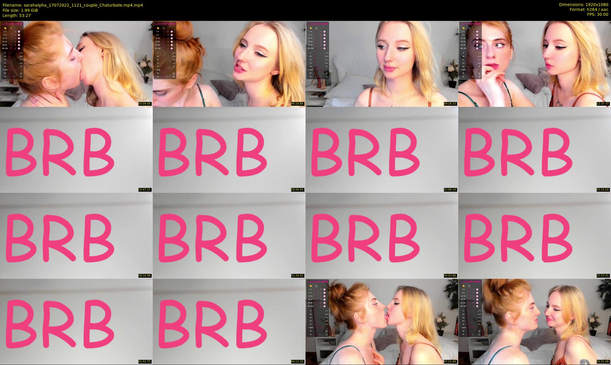 sarahalpha — 54 minute Chaturbate couple cam show recording, 1080p, Jul 17, 2022