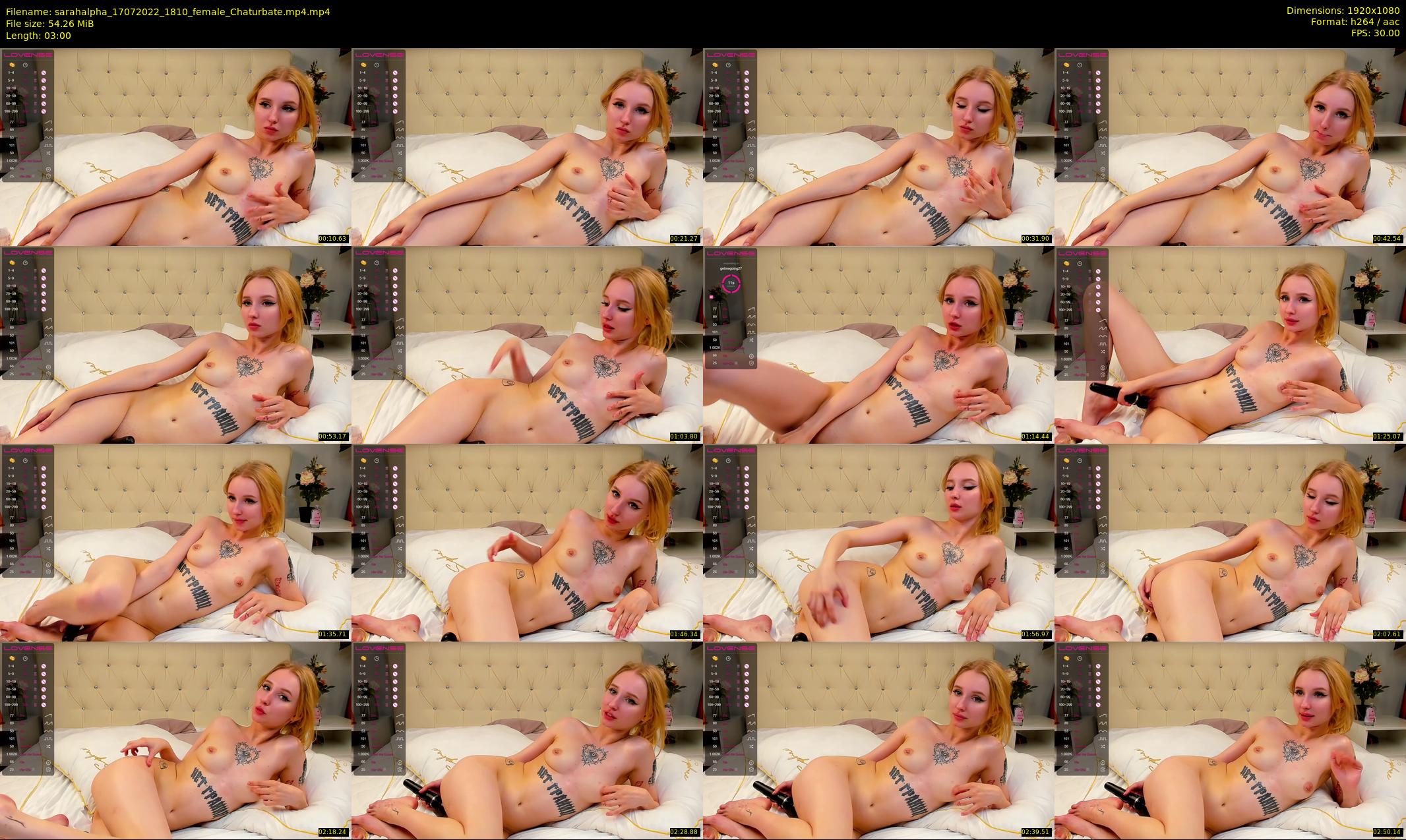 sarahalpha — 3 minute Chaturbate couple cam show recording, 1080p, Jul 17, 2022