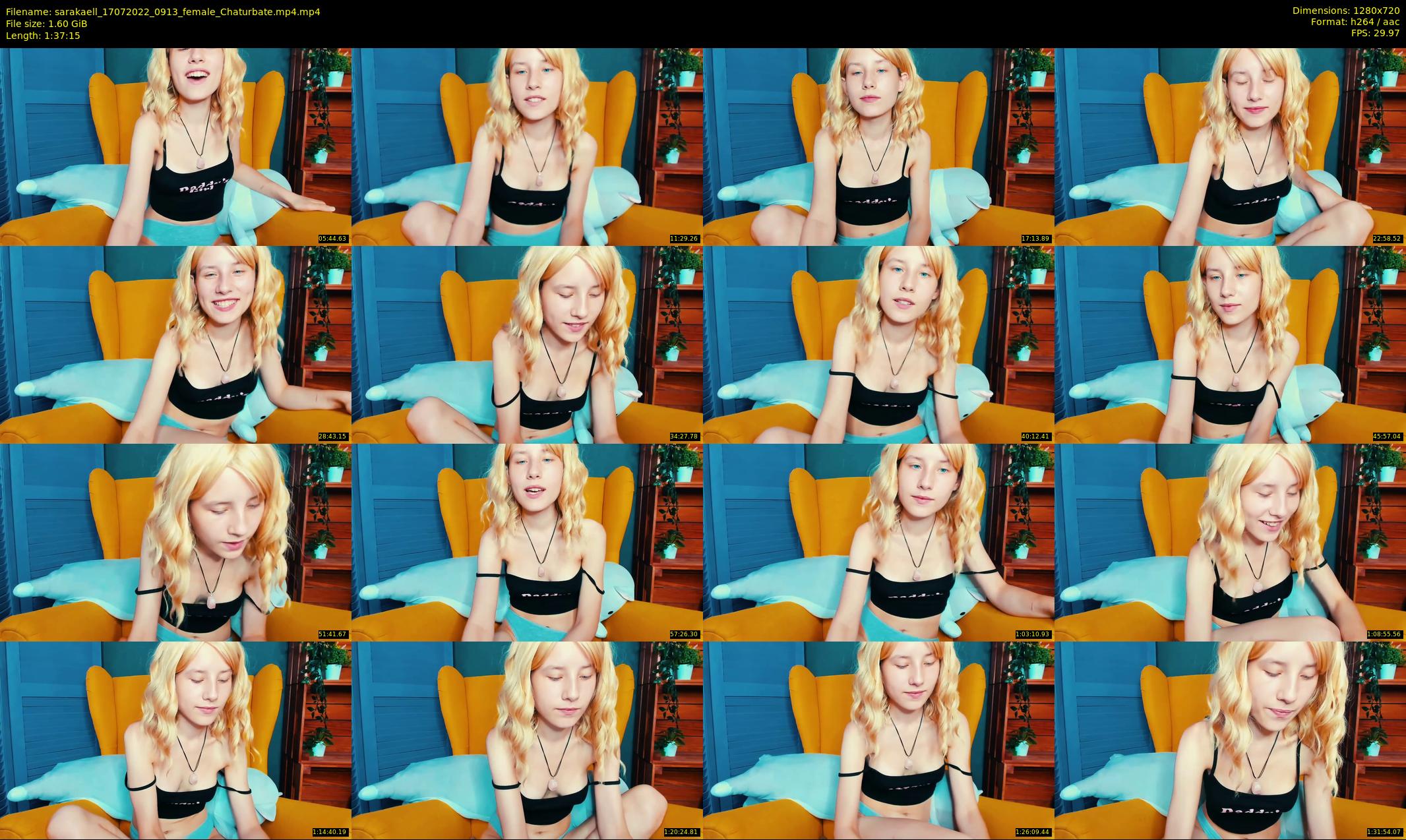 sarakaell — 98 minute Chaturbate female cam show recording, 720p, Jul 17, 2022