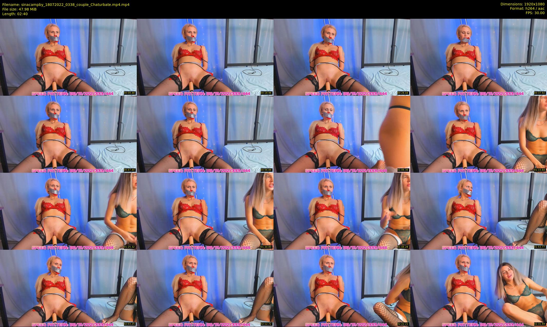 sinacampby — 3 minute Chaturbate couple cam show recording, 1080p, Jul 18, 2022