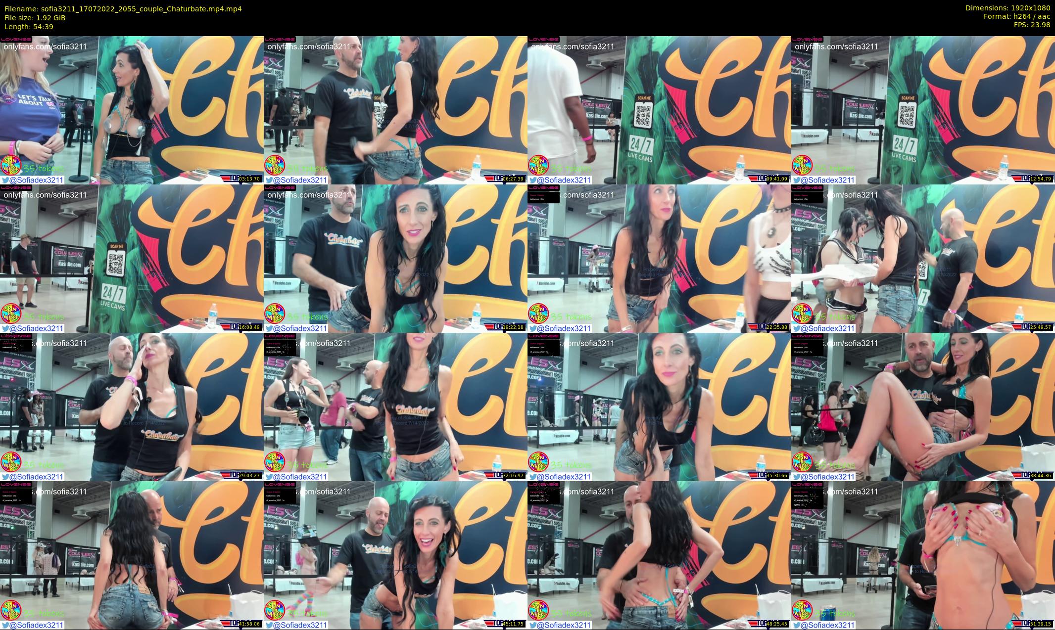 sofia3211 — 55 minute Chaturbate couple cam show recording, 1080p, Jul 17, 2022