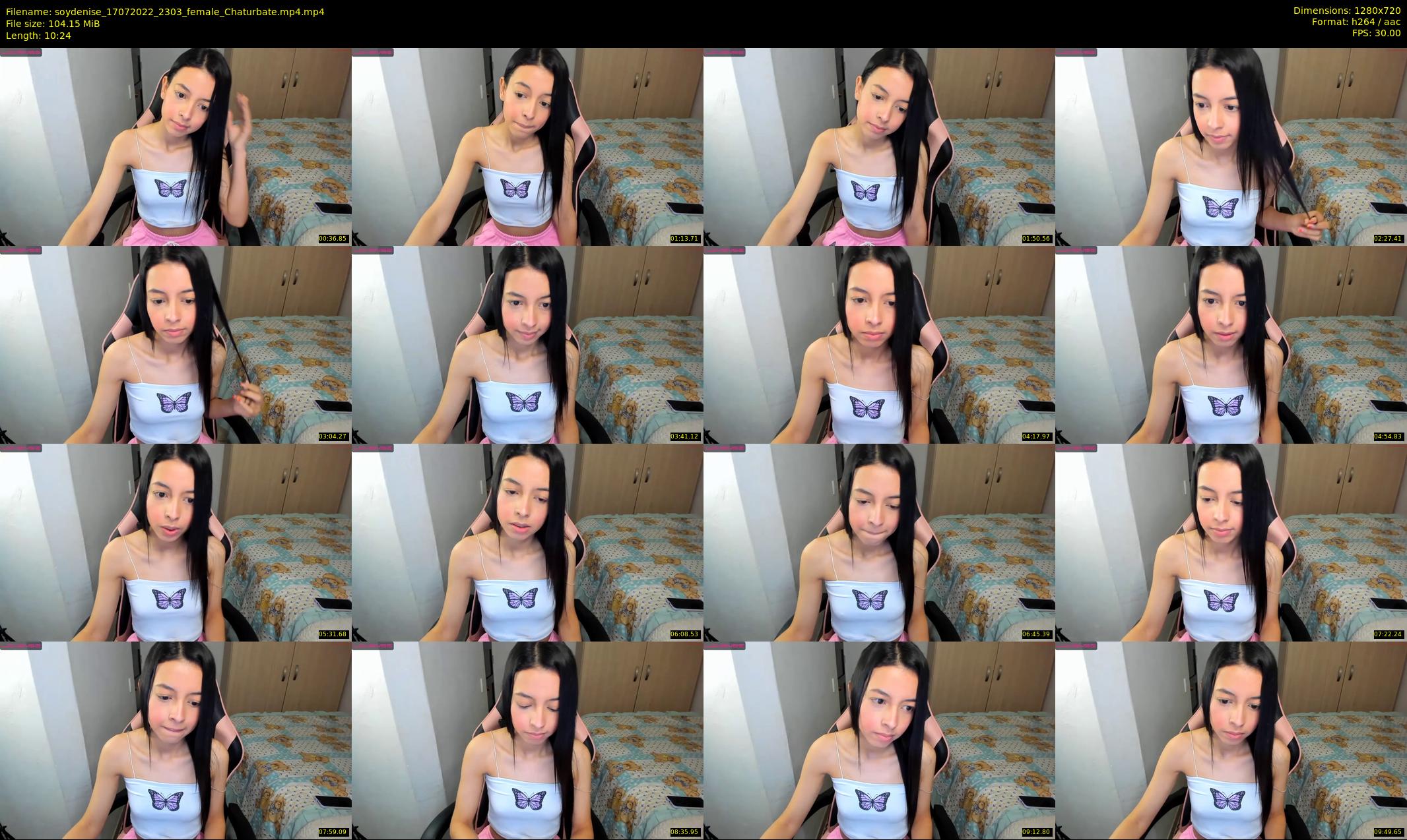 soydenise — 11 minute Chaturbate female cam show recording, 720p, Jul 17, 2022
