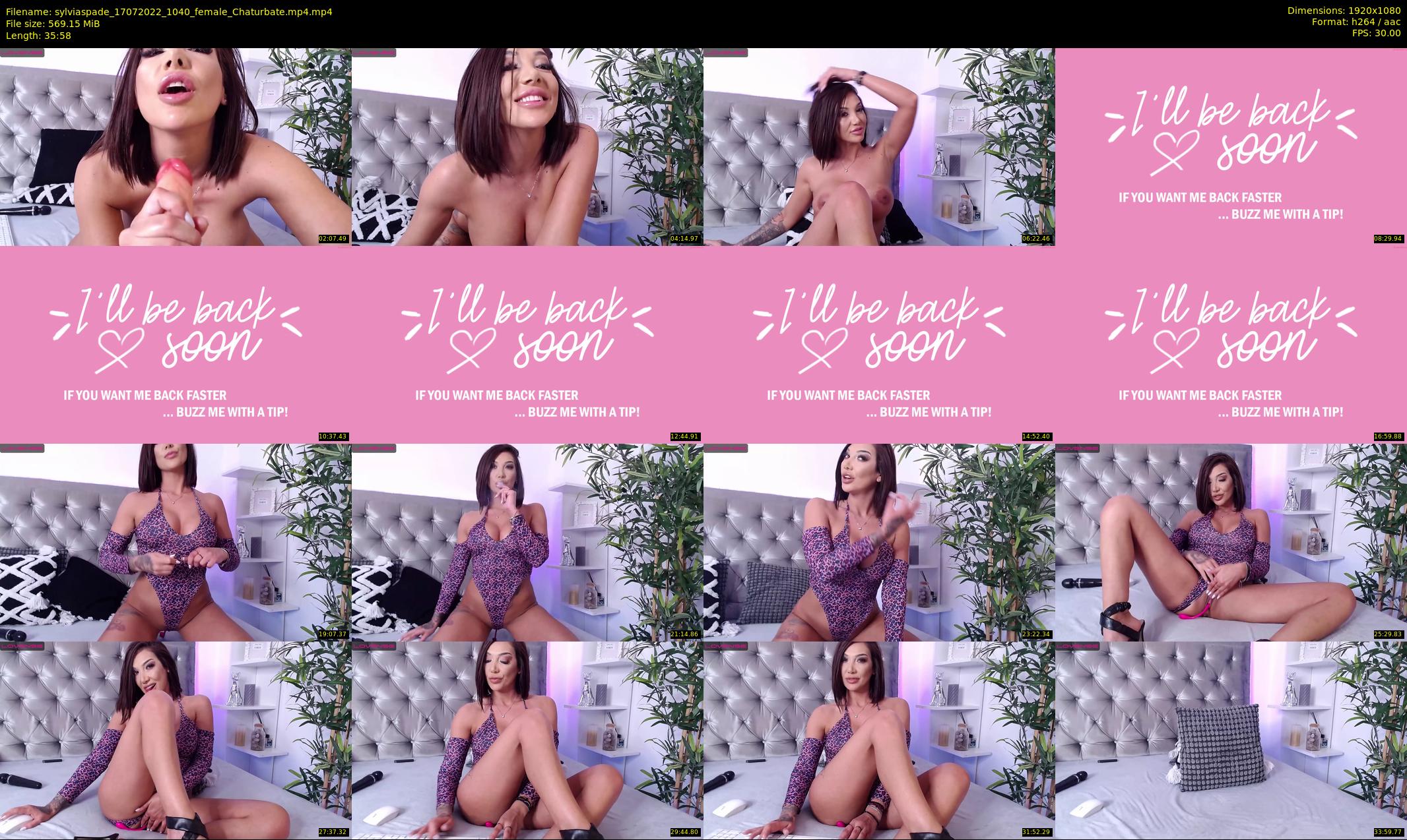 sylviaspade — 36 minute Chaturbate female cam show recording, 1080p, Jul 17, 2022