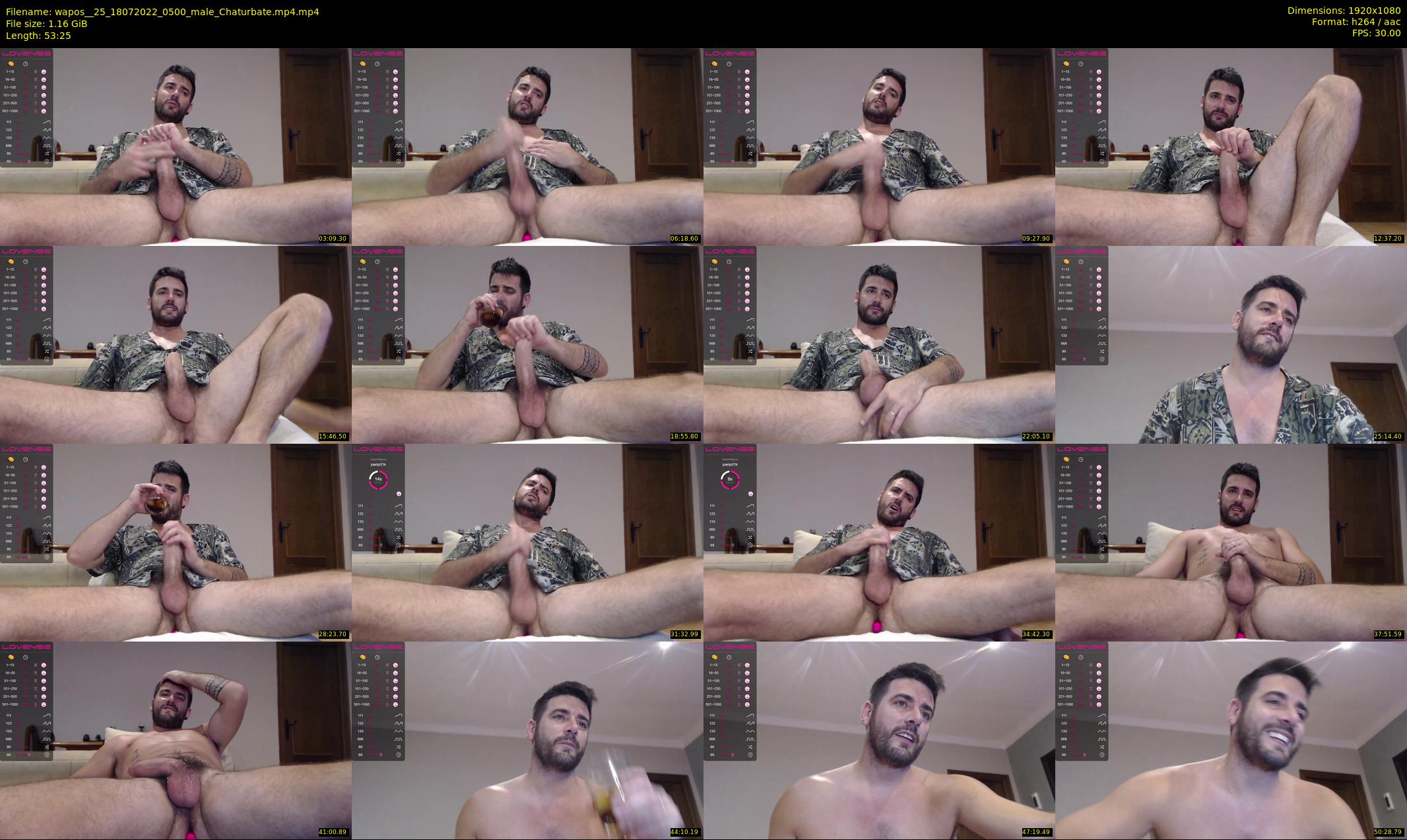 wapos__25 — 54 minute Chaturbate male cam show recording, 1080p, Jul 18, 2022