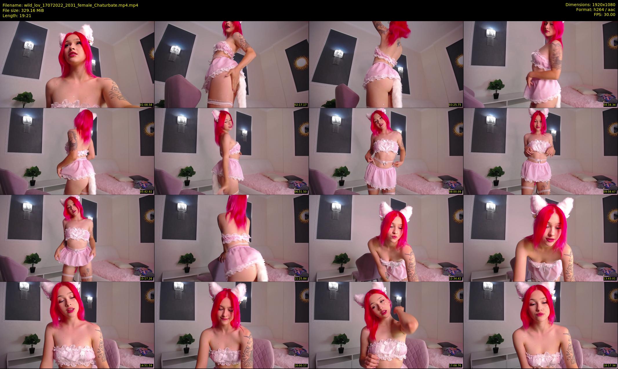 wild_lov — 20 minute Chaturbate female cam show recording, 1080p, Jul 17, 2022