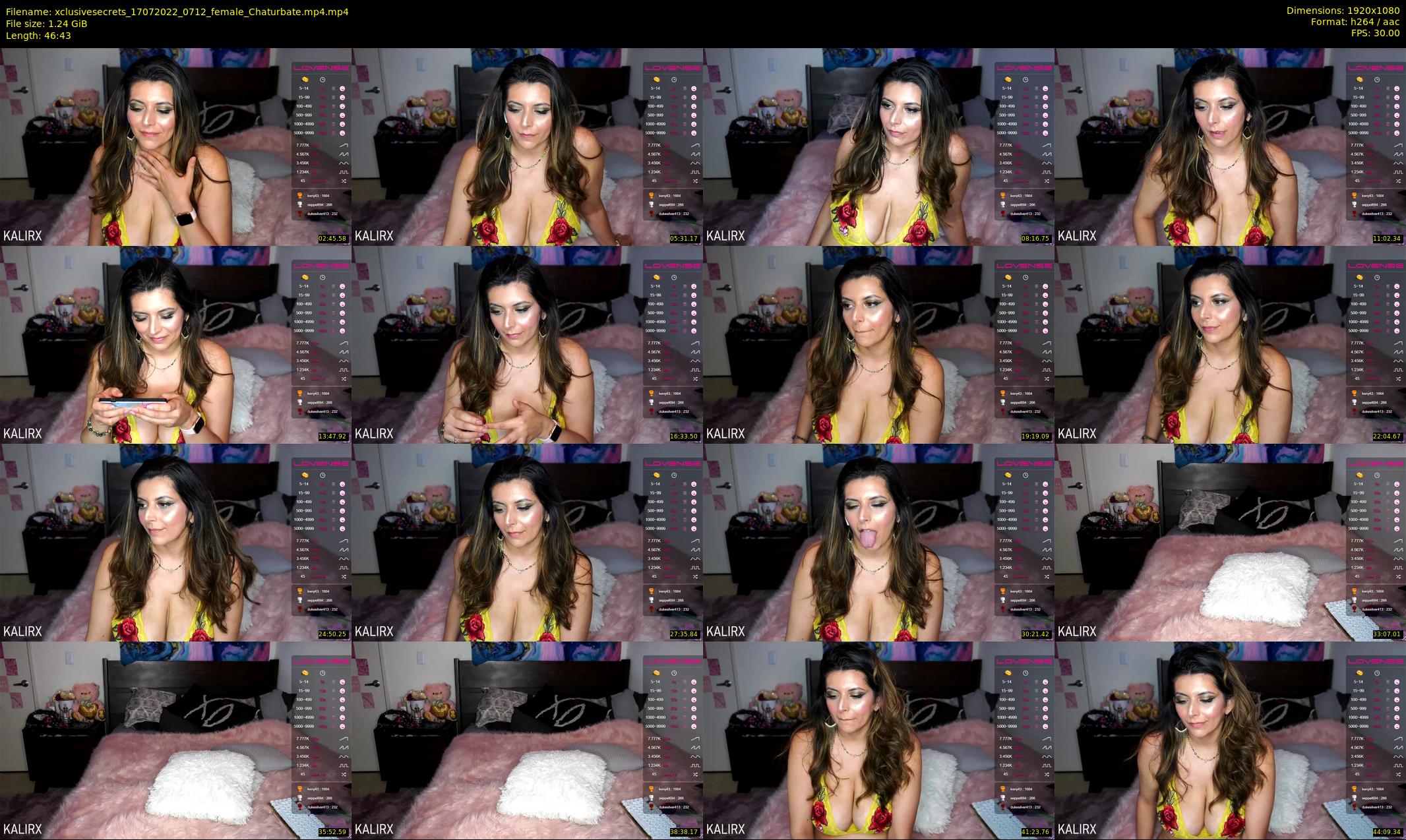 xclusivesecrets — 47 minute Chaturbate female cam show recording, 1080p, Jul 17, 2022