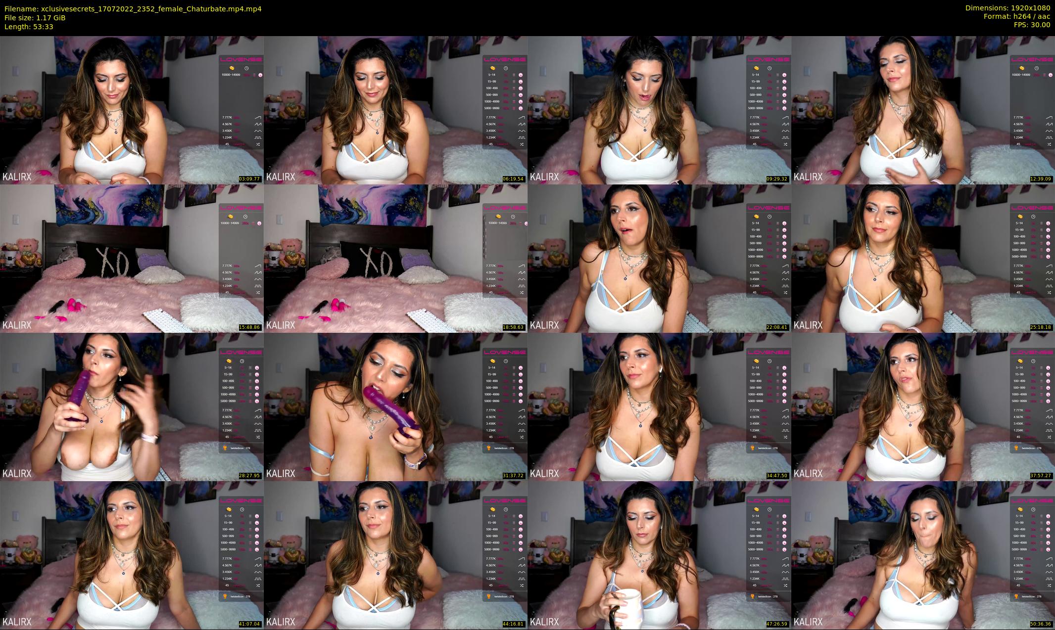 xclusivesecrets — 54 minute Chaturbate female cam show recording, 1080p, Jul 17, 2022