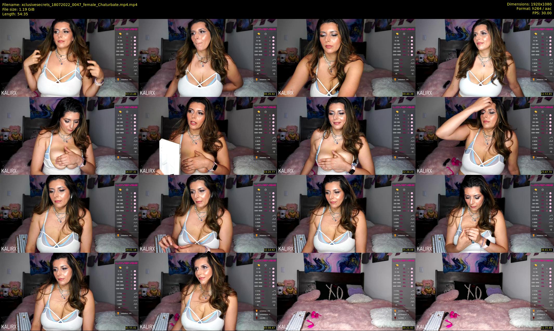 xclusivesecrets — 55 minute Chaturbate female cam show recording, 1080p, Jul 18, 2022