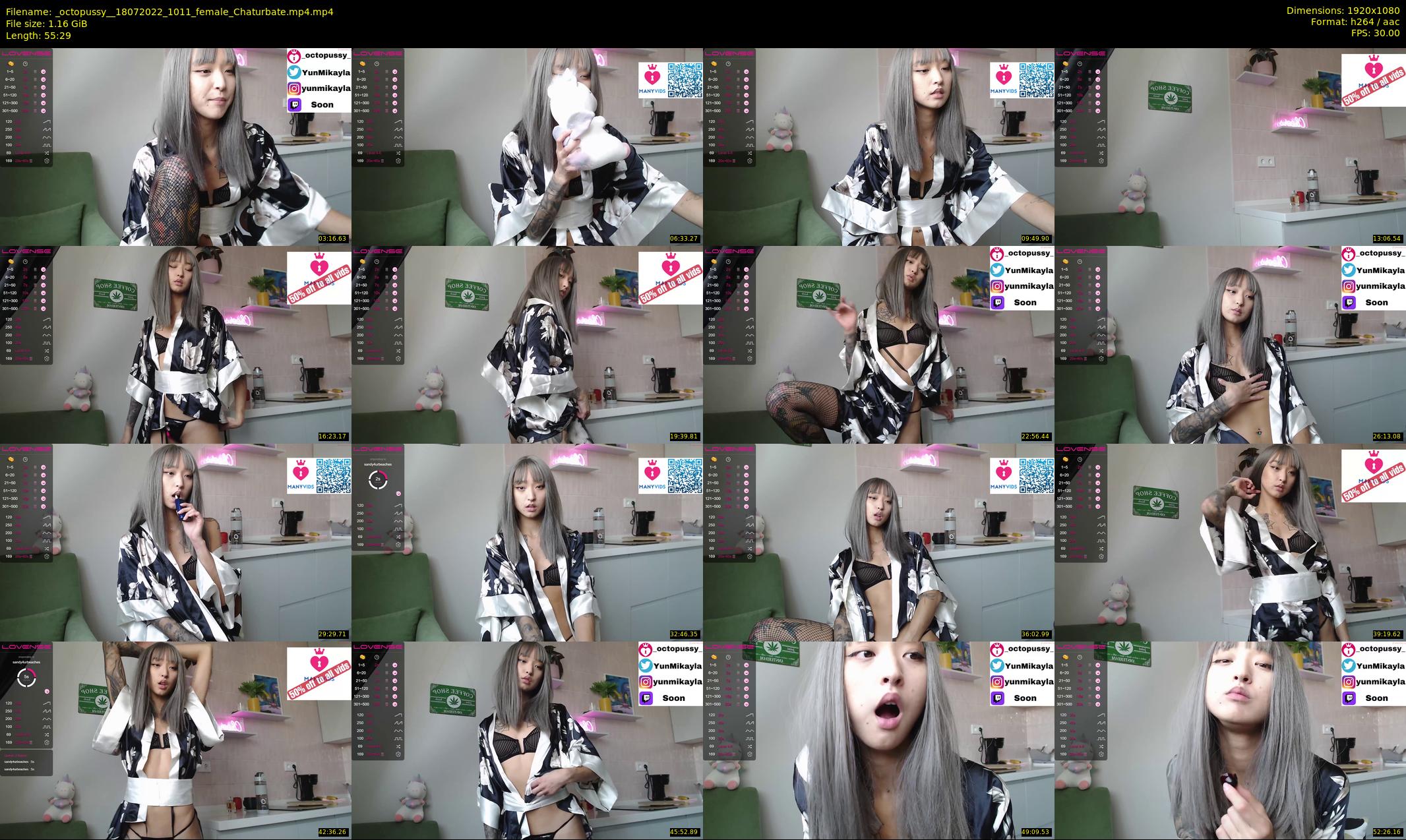 _octopussy_ — 56 minute Chaturbate female cam show recording, 1080p, Jul 18, 2022