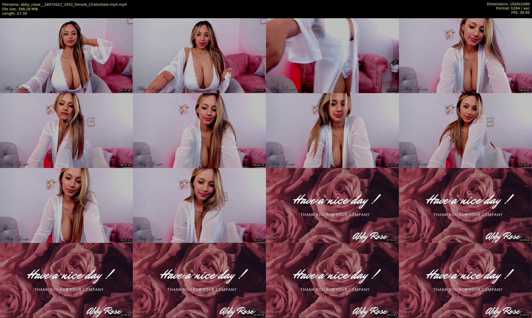 abby_rosse_ — 28 minute Chaturbate female cam show recording, 1080p, Jul 18, 2022