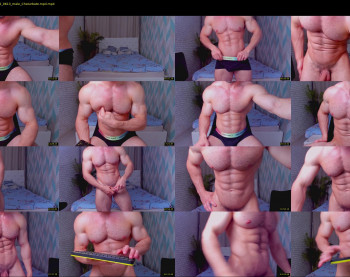 adam_muscle_ — 49 minute Chaturbate male cam show recording, 1080p, Jul 18, 2022
